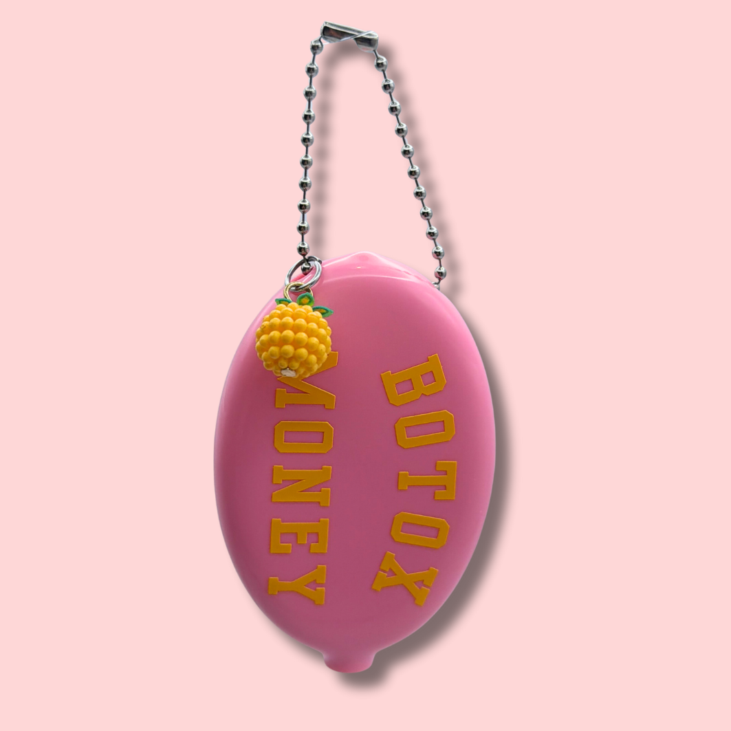 Botox Money Pink Raspberry Coin Holder