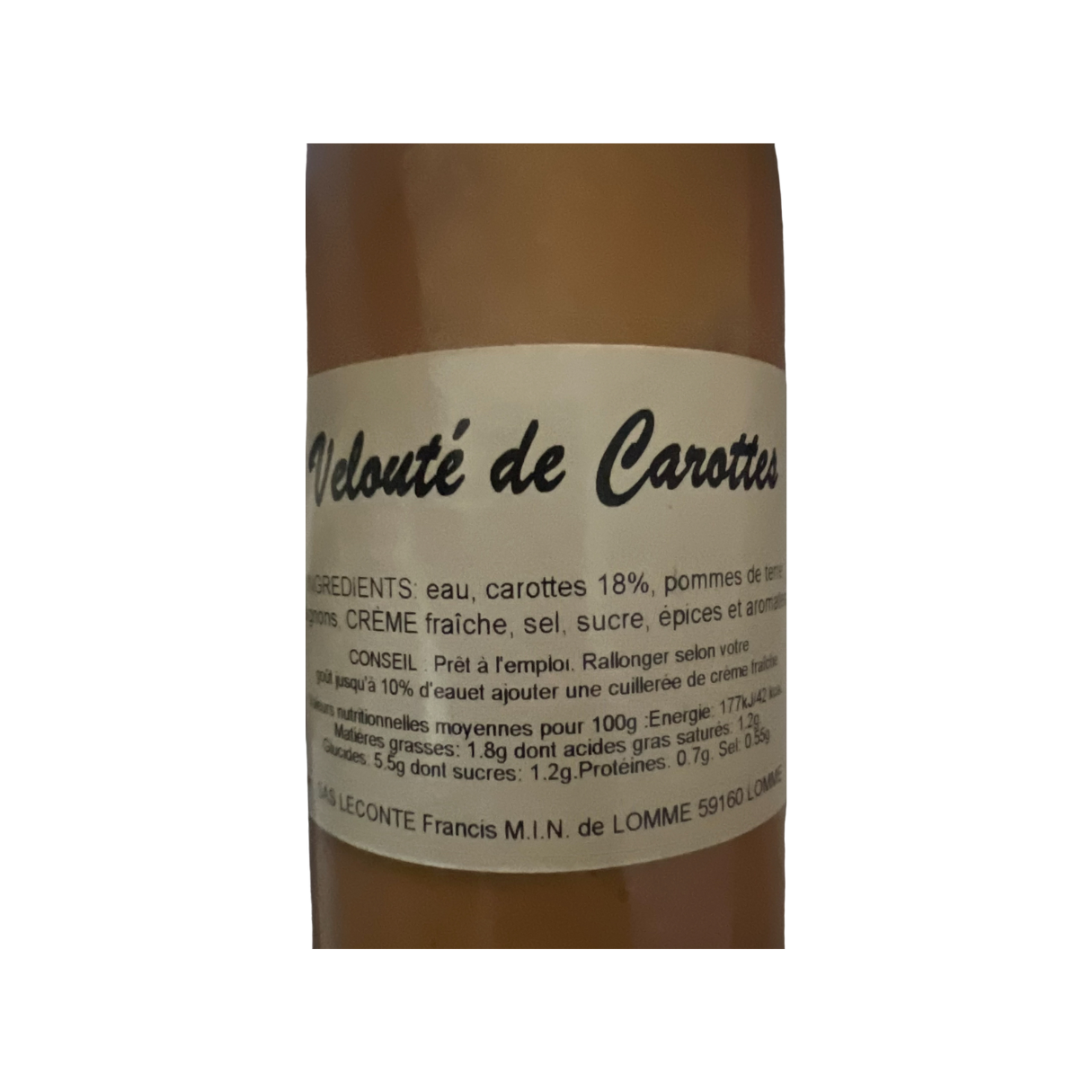 Velouté de carottes 1L