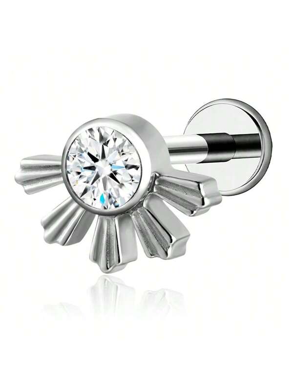 Labret com zirconia