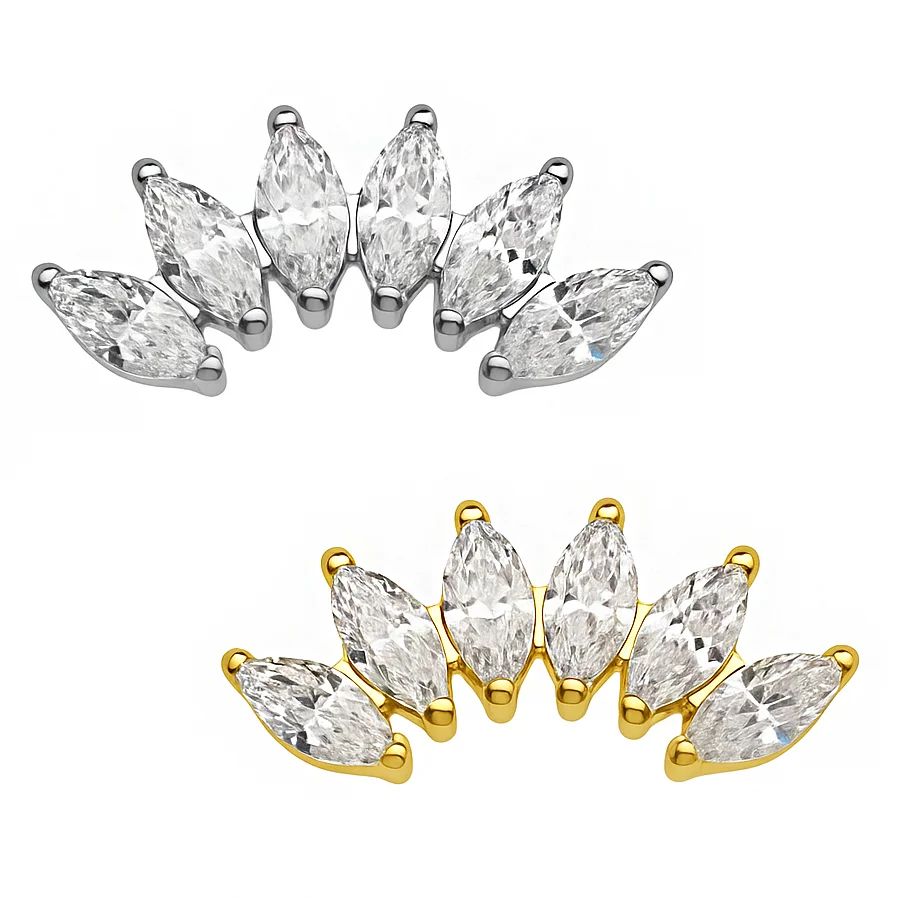 Piercing Ear Cuff de Zirconia
