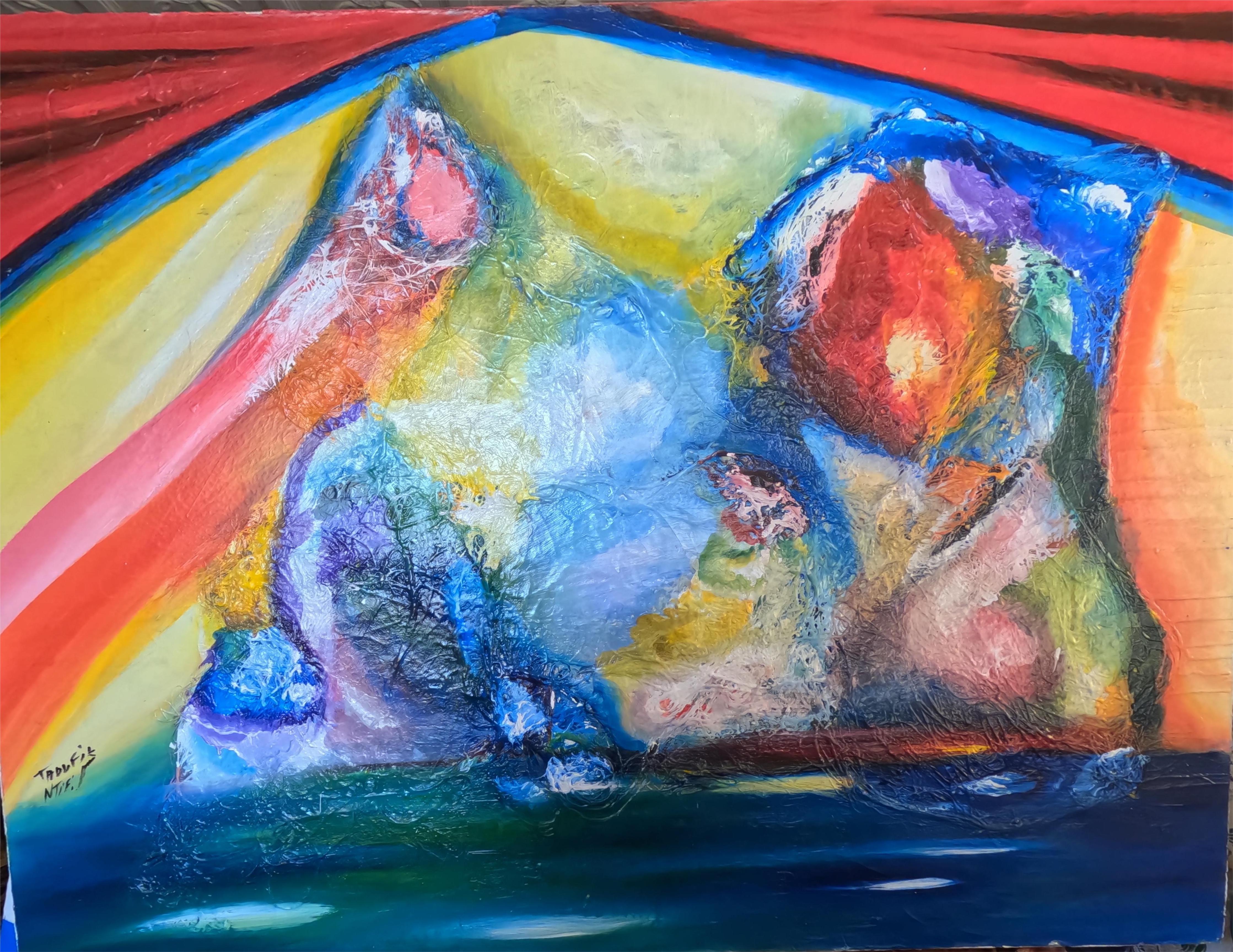 Peinture Abstraite 90x120cm