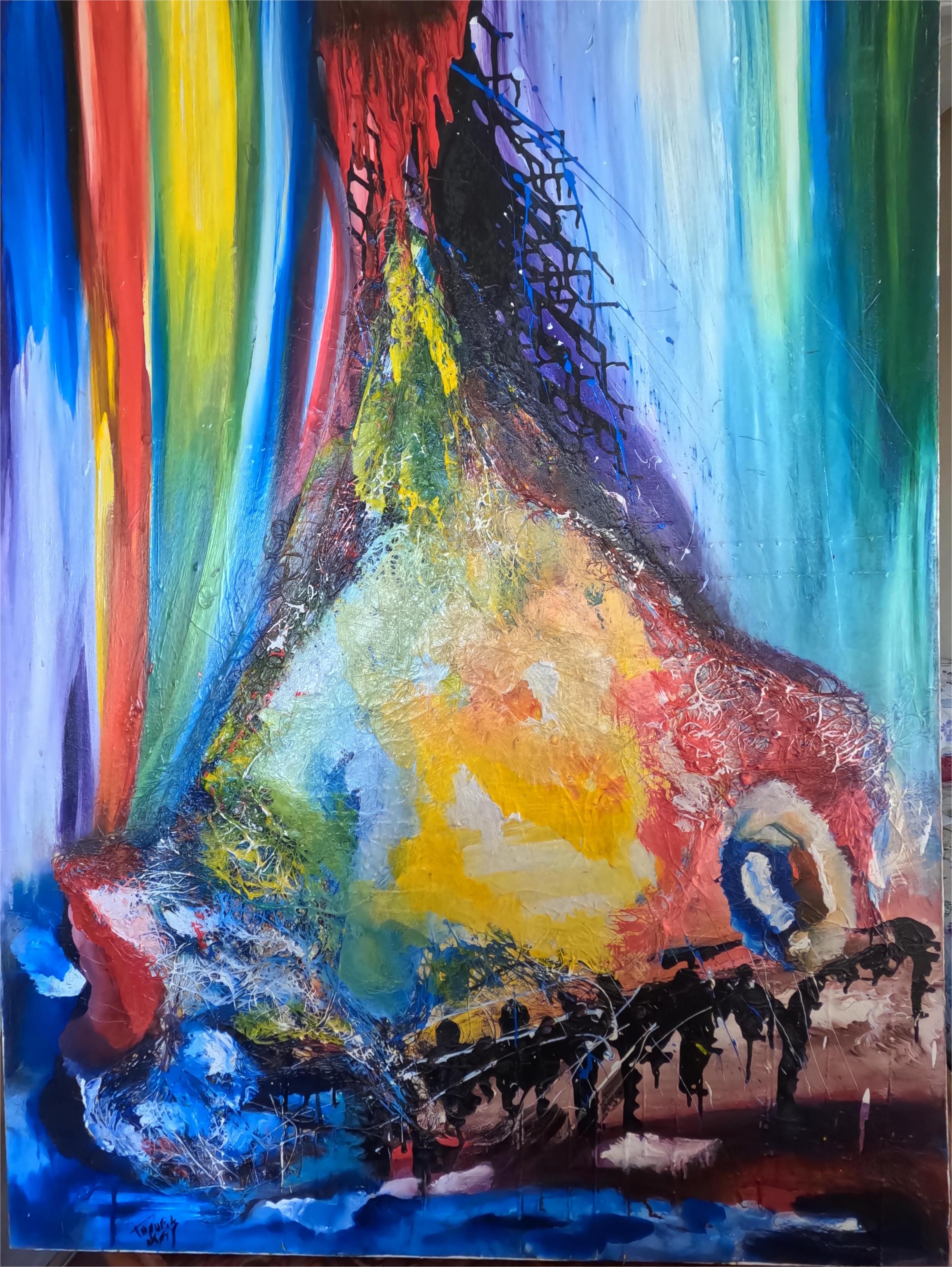Tableau Abstrait 90x120cm