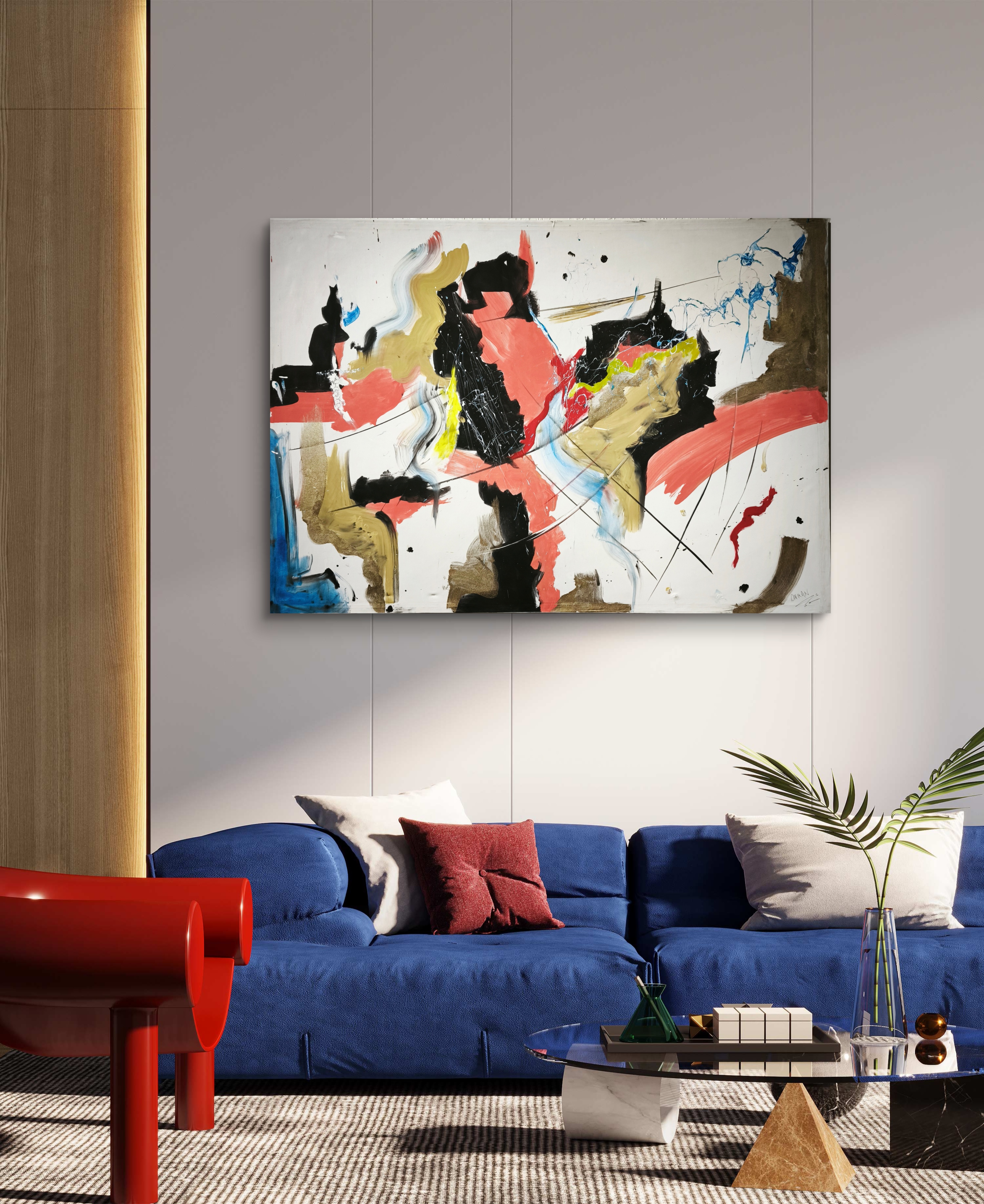 Tableau abstrait moderne