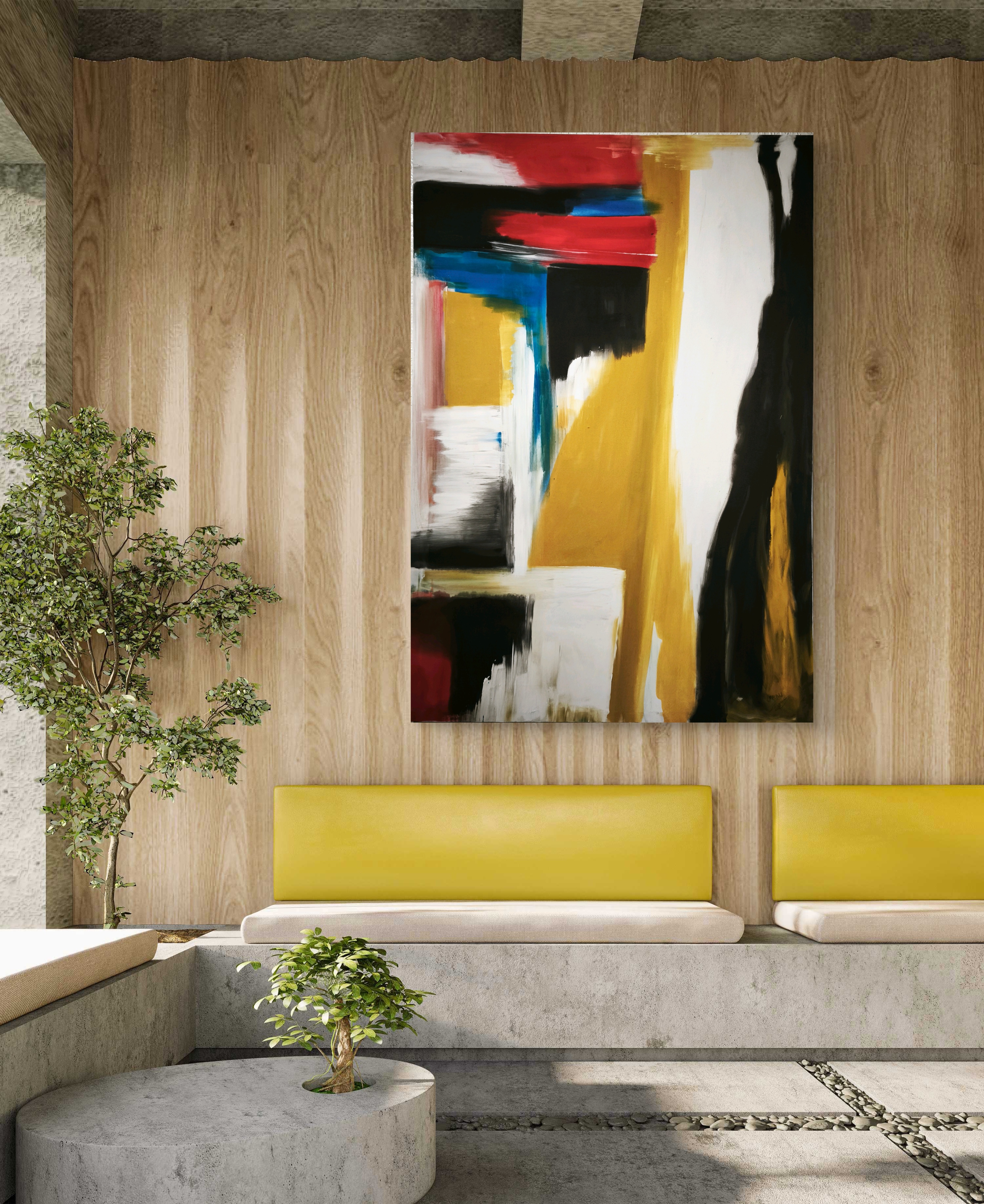 Toile d'art abstrait