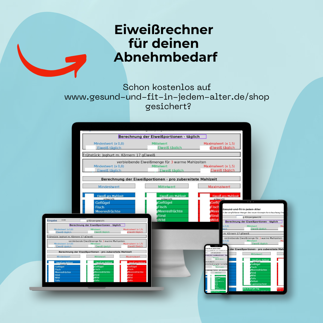 Kostenloser Eiweissrechner - Welcher Eiweißgehalt hilft dir weiter?