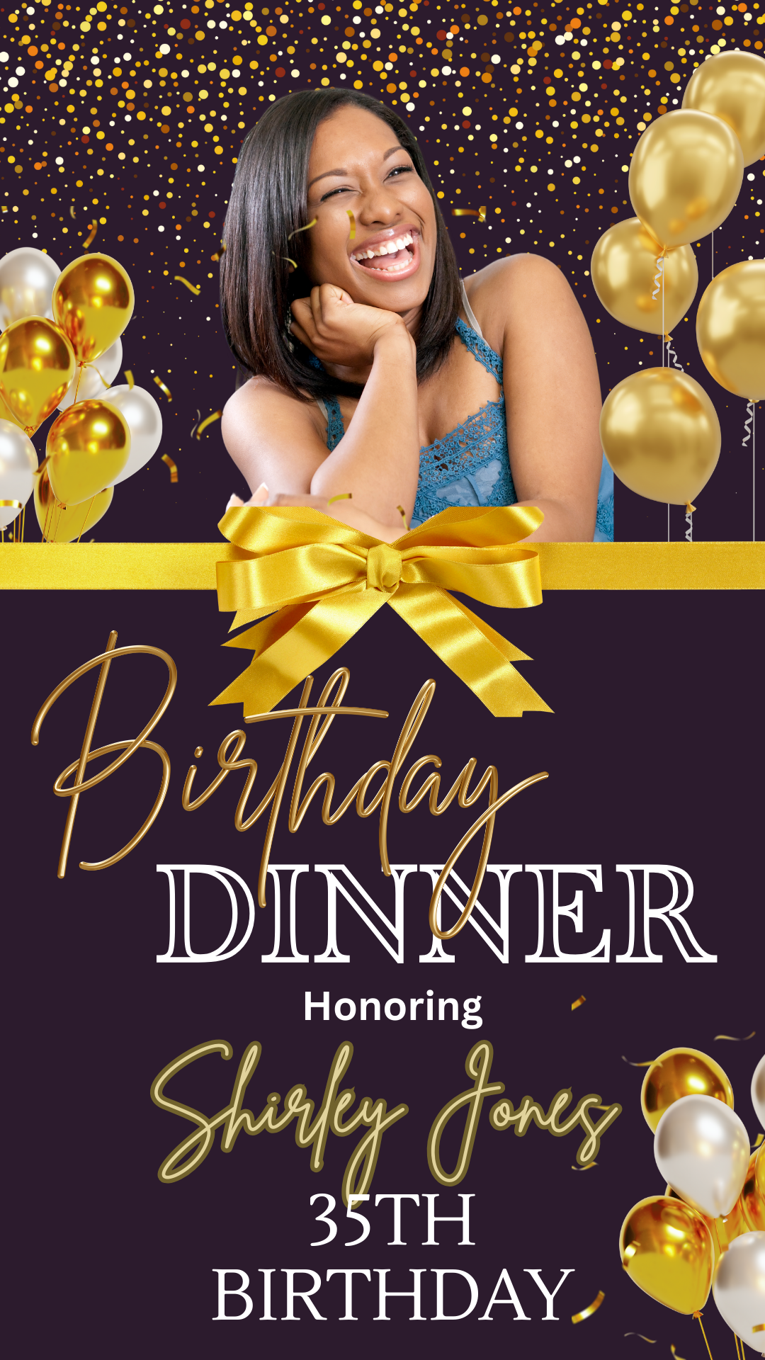 Personalized Mobile Birthday Invitation (digital only)
