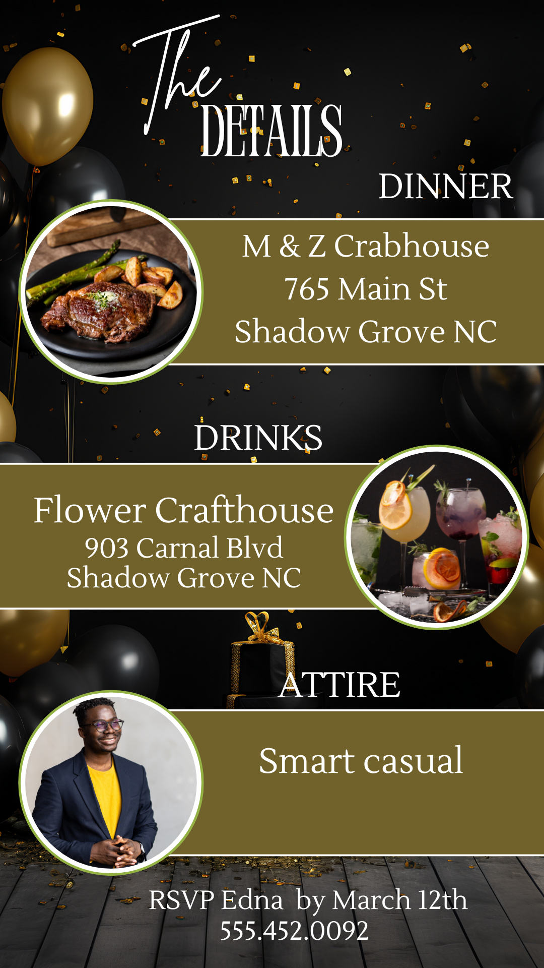 Personalized Mobile Birthday Invitation (digital only)