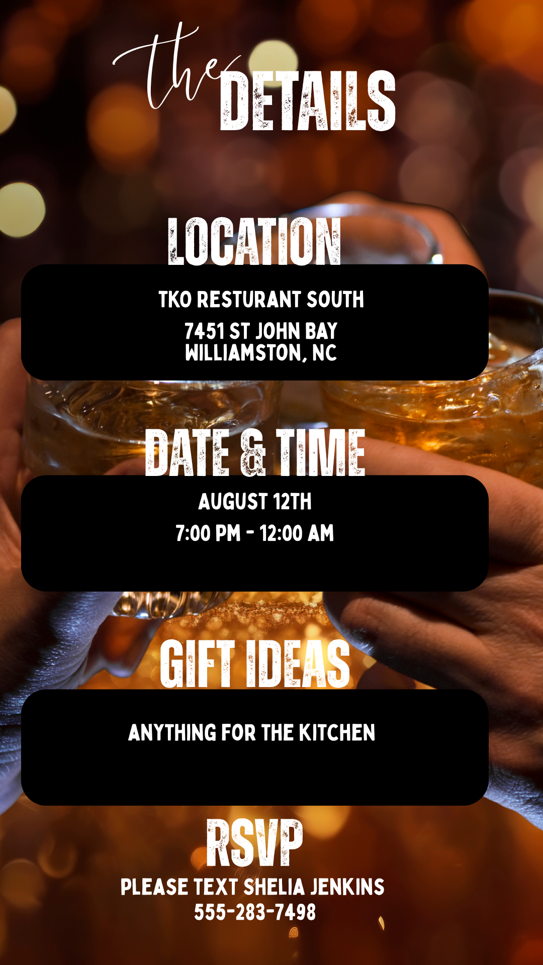 Personalized Mobile Birthday Invitation (digital only)