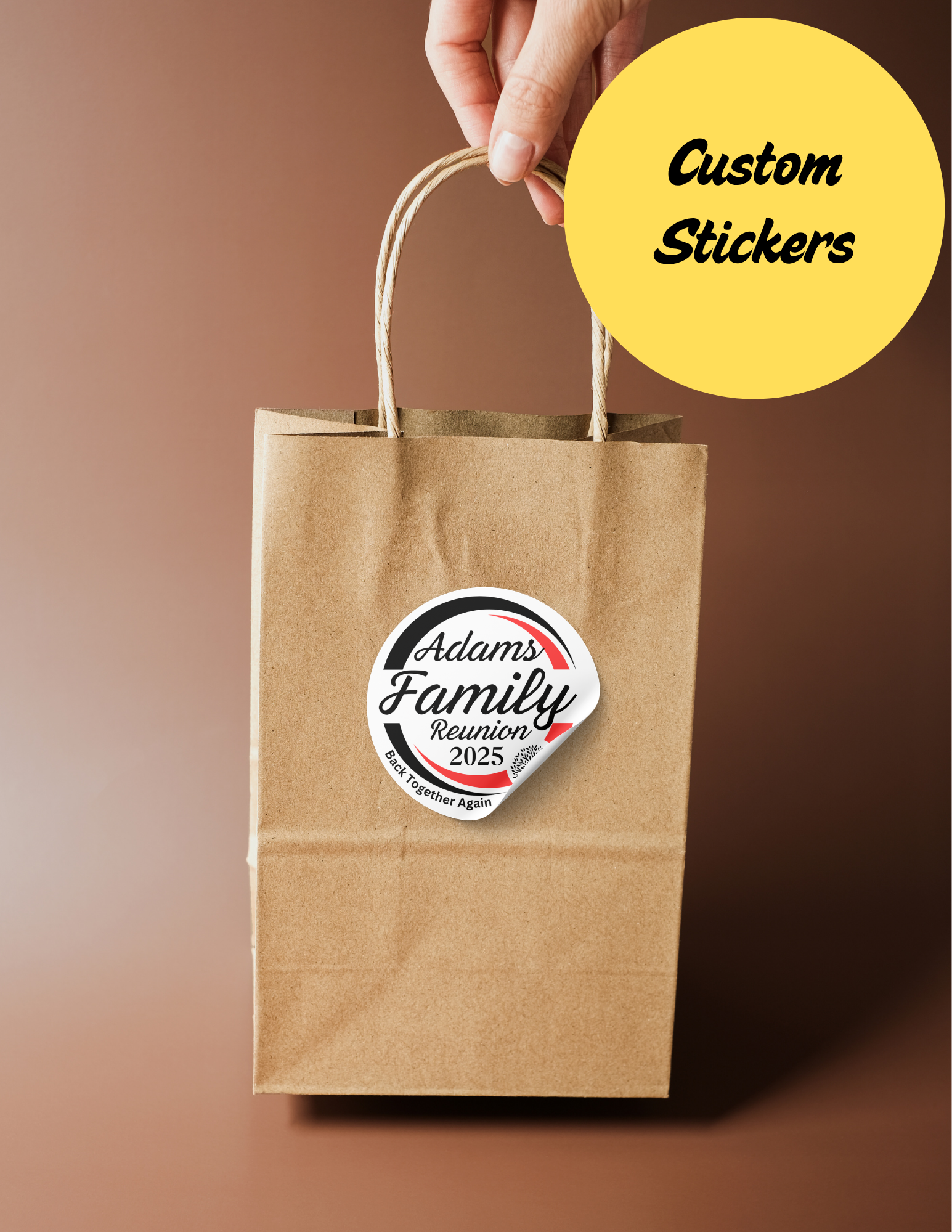 Custom Round or Rectangle Stickers