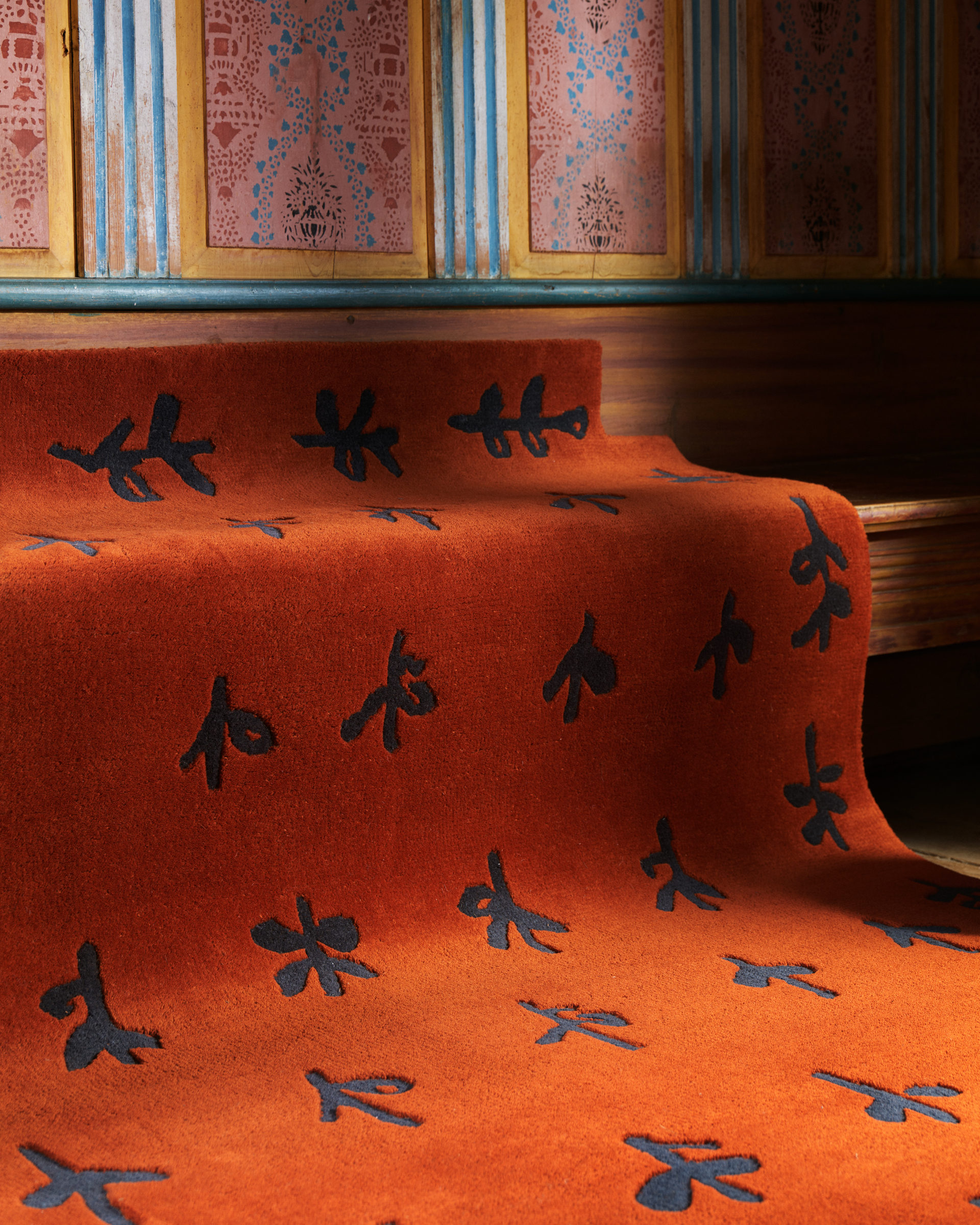 Kilimas Big Buds – Red