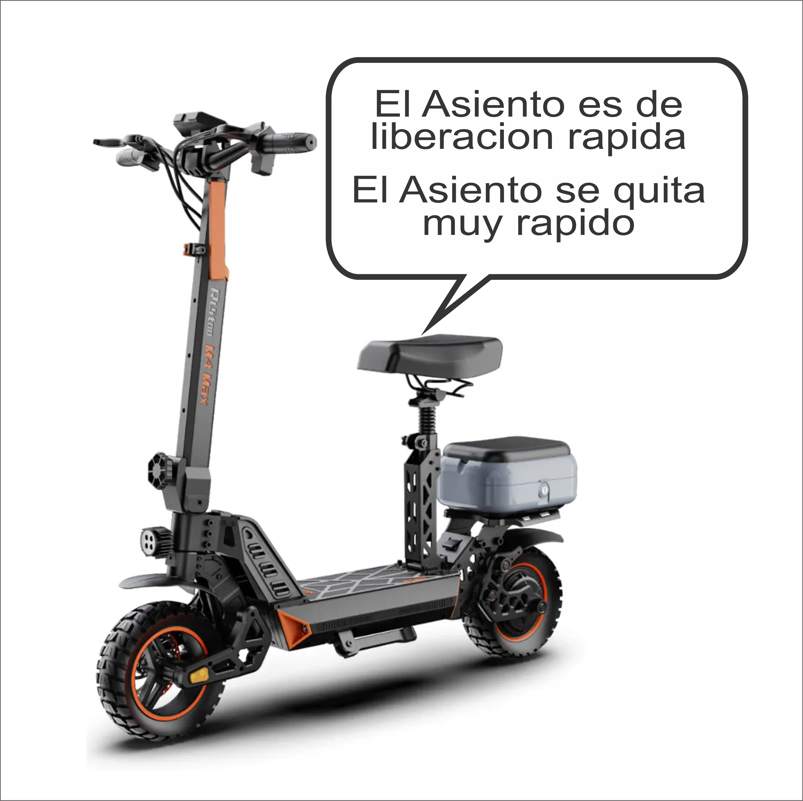 55Km/h 1600w Scooter Eléctrico Ruitoo