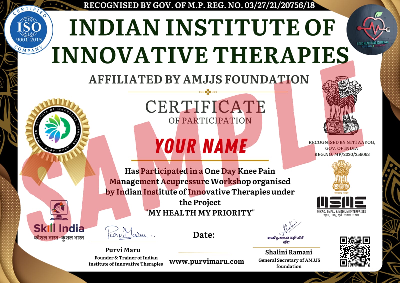 KNEE PAIN MANAGEMENT WORKSHOP