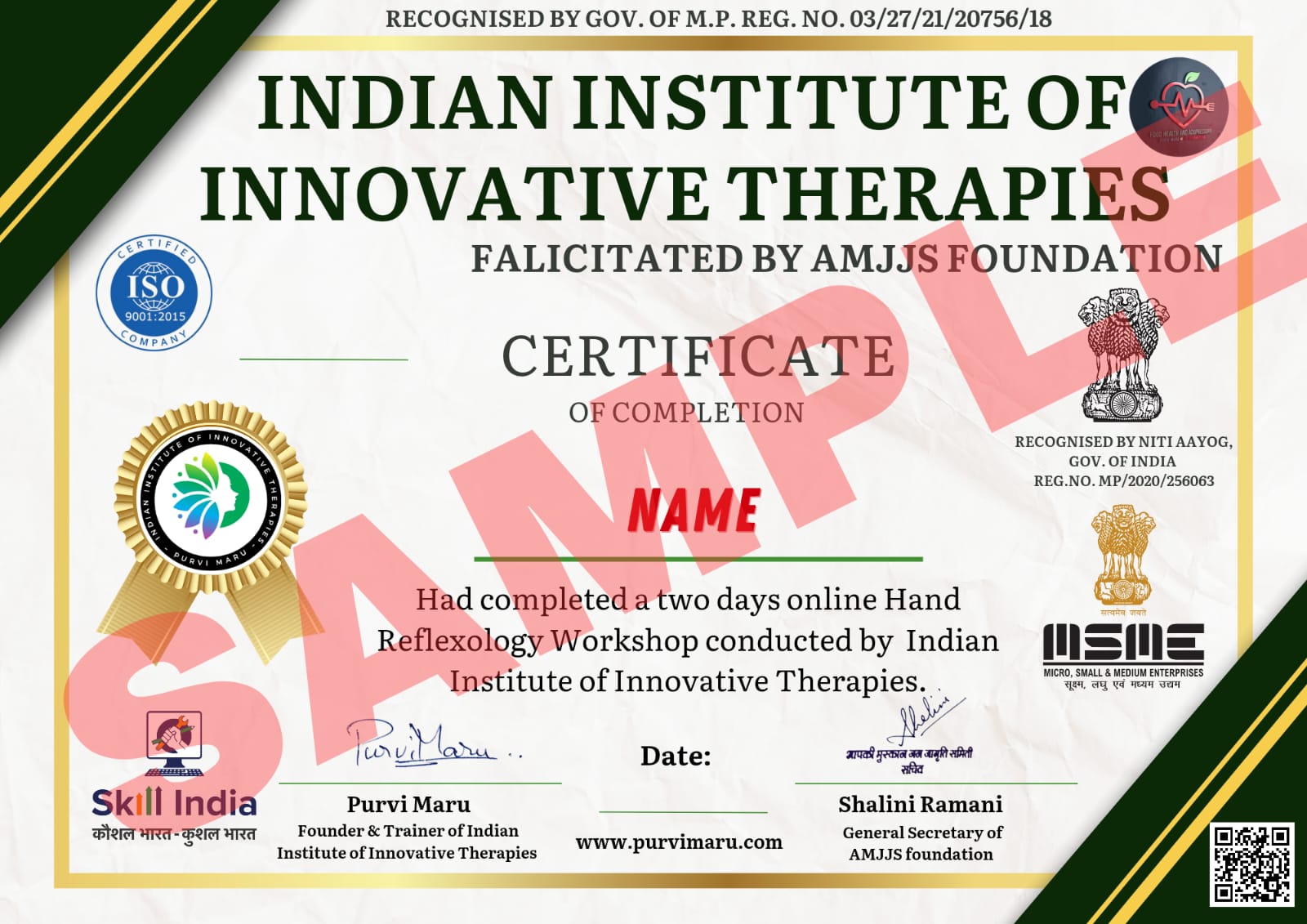 HAND REFLEXOLOGY WORKSHOP