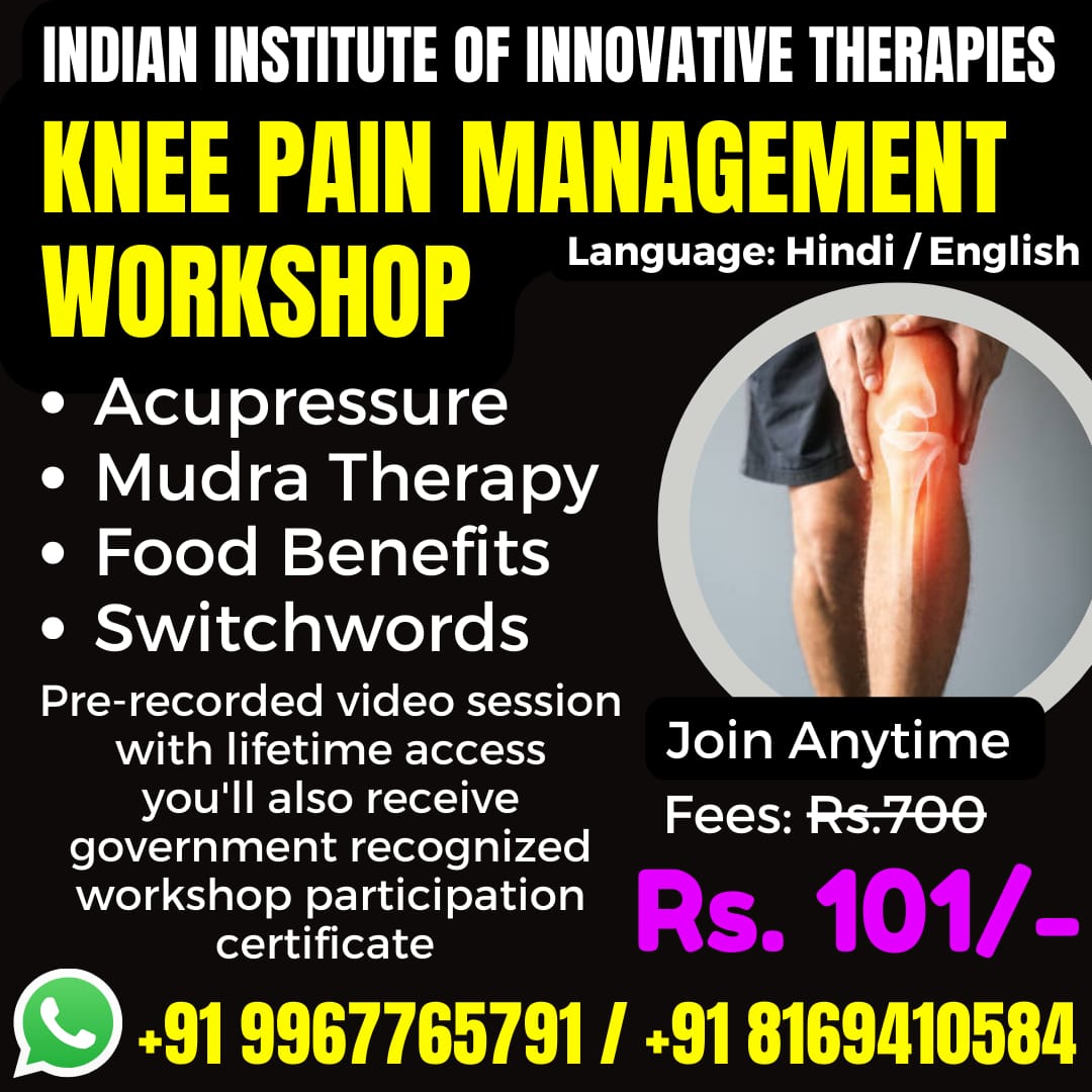 KNEE PAIN MANAGEMENT WORKSHOP