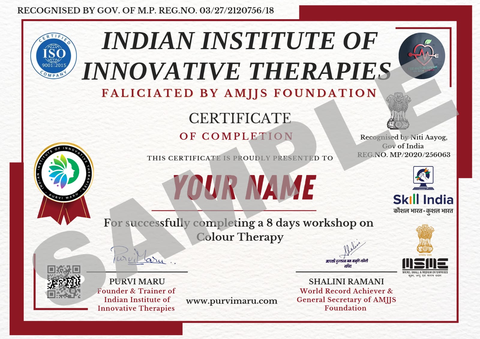 COLOUR THEREAPY COURSE