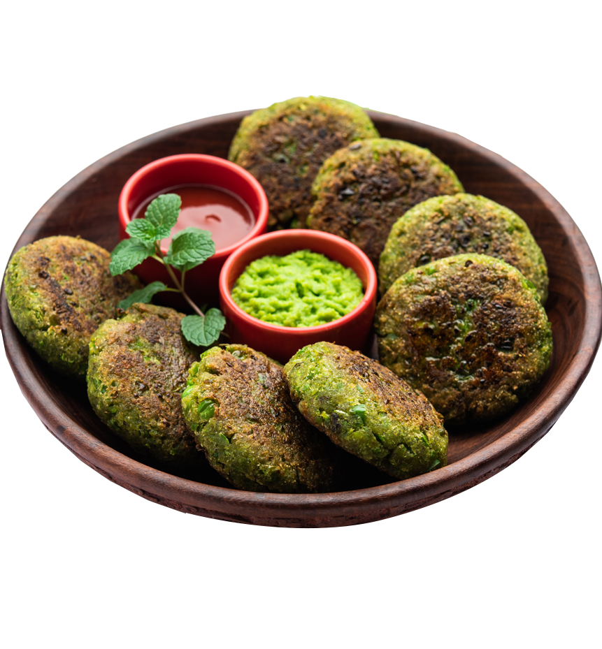Hara Bhara Kebab  25 gram , 40 pieces, 1 kg