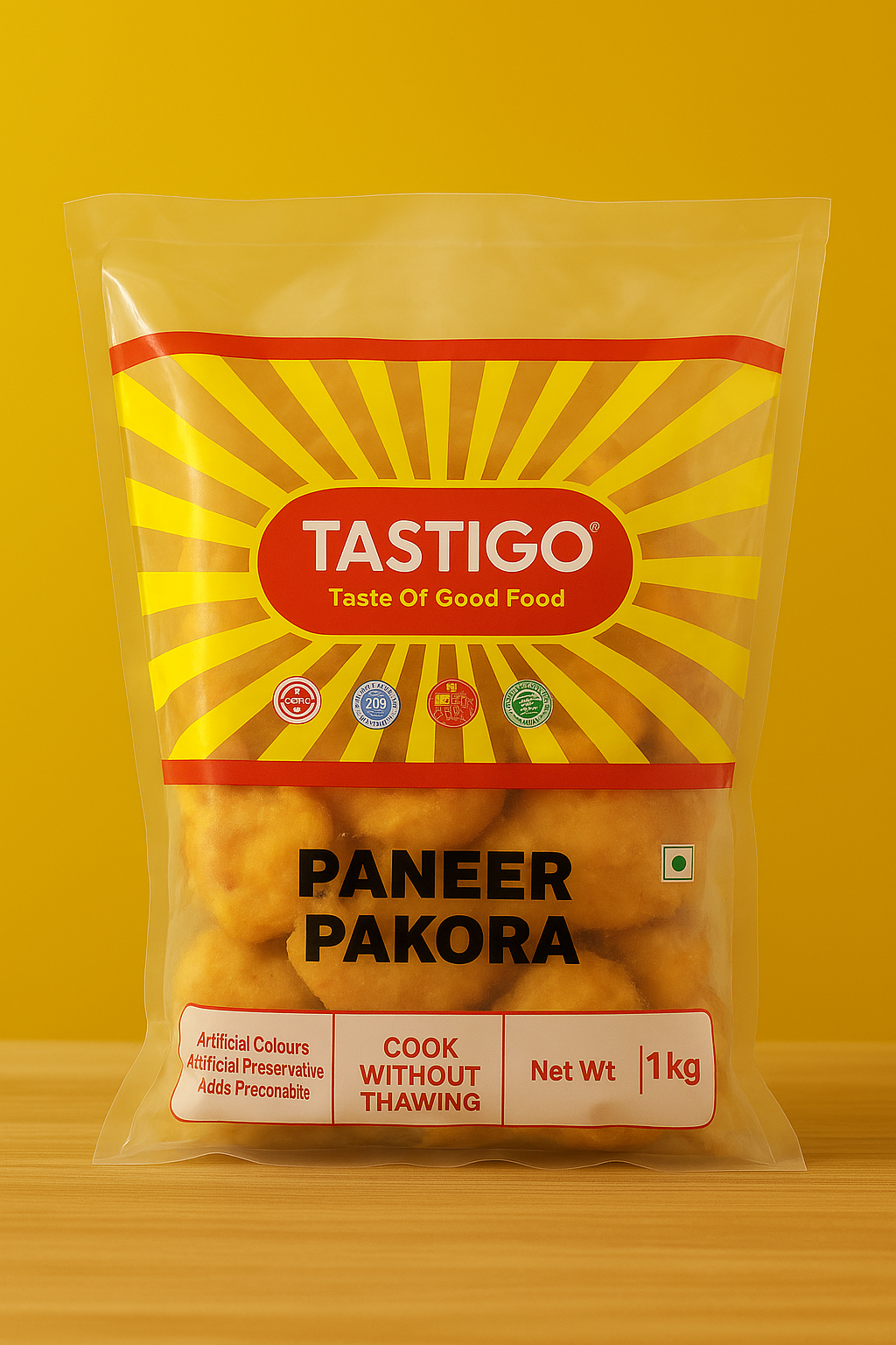 Paneer Pakora 1 kg; 25 piece; 40 gram each