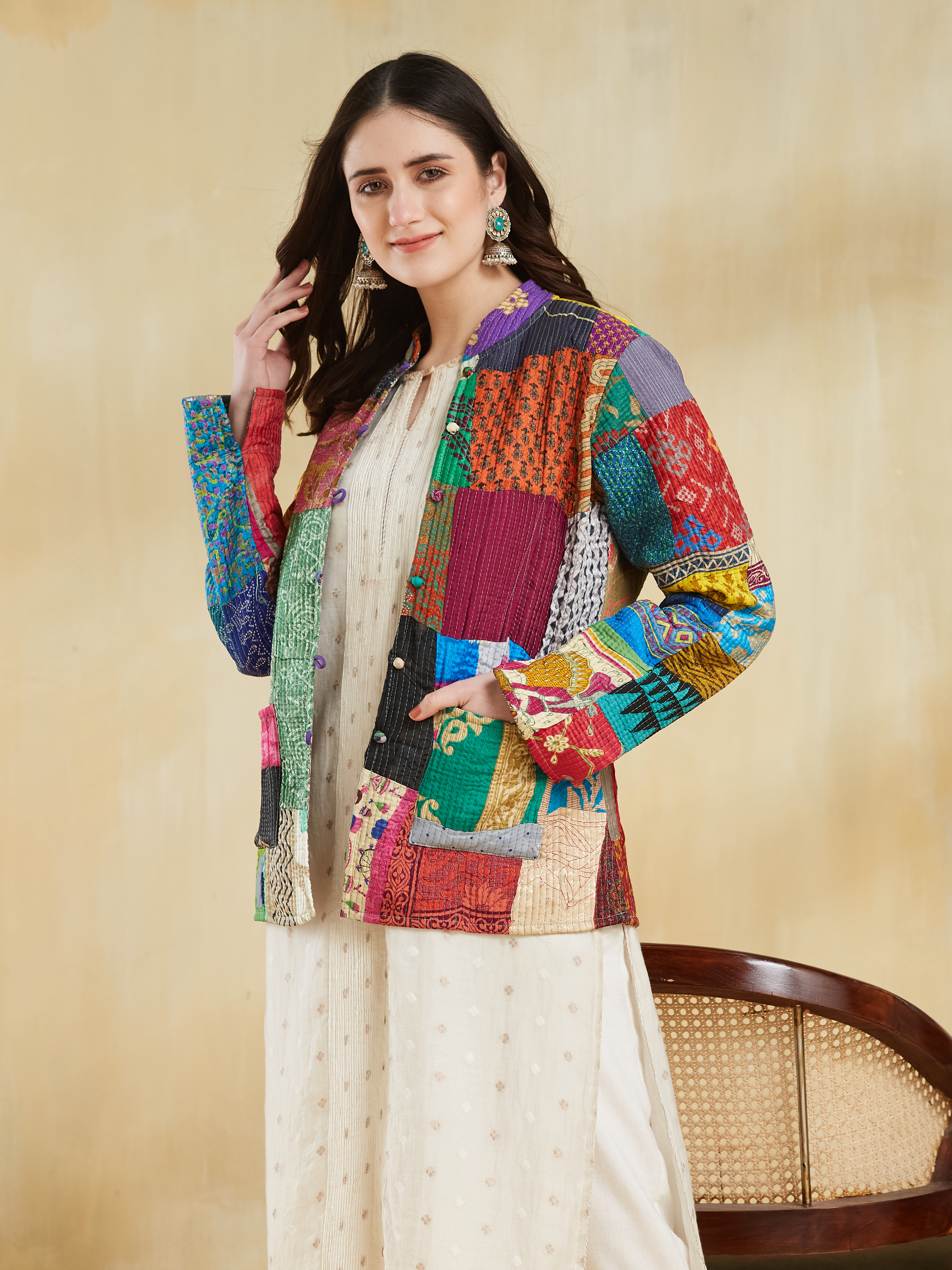 Colorful Patchwork Jacket