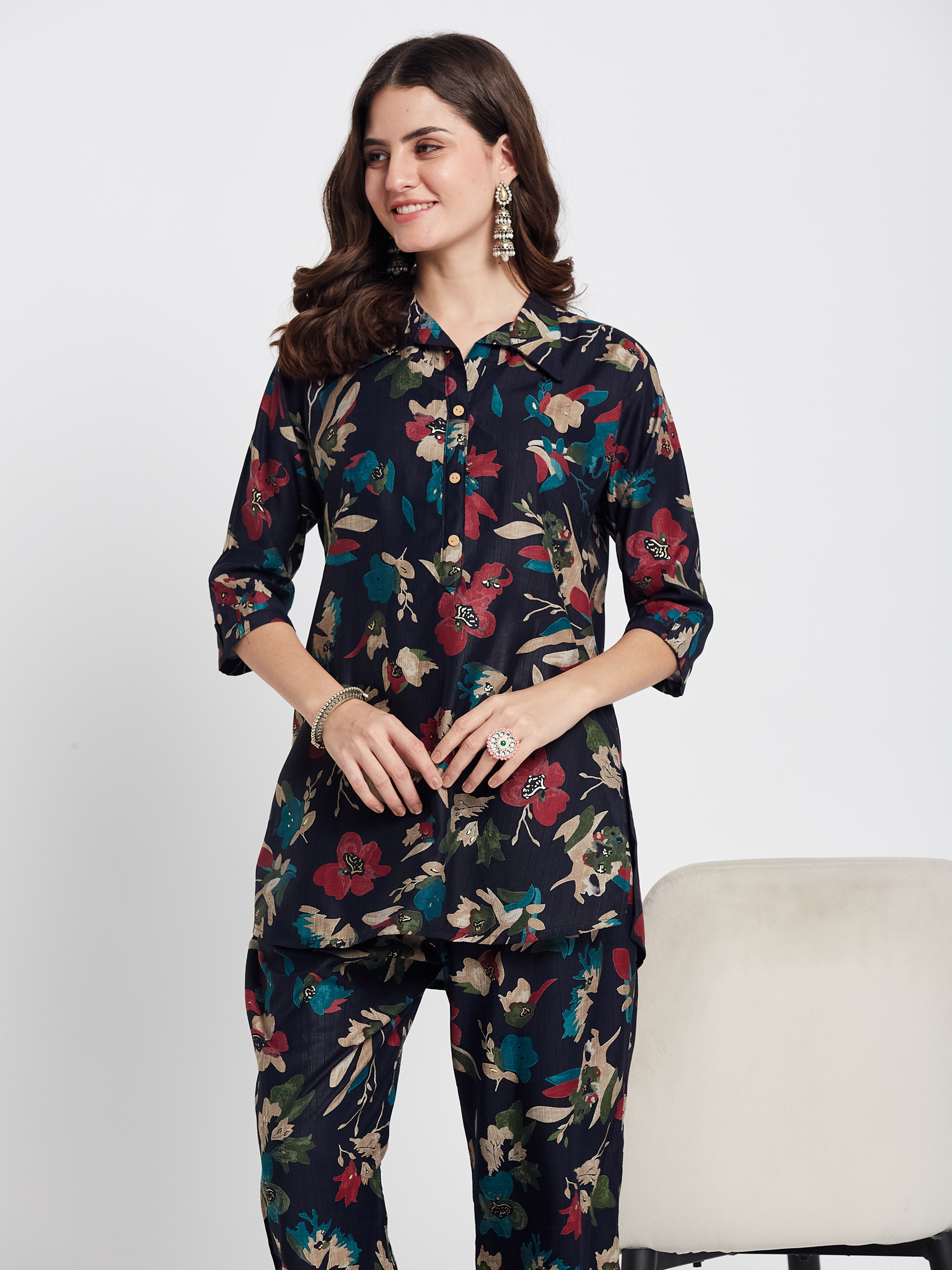 Floral Printed Maxi Dress