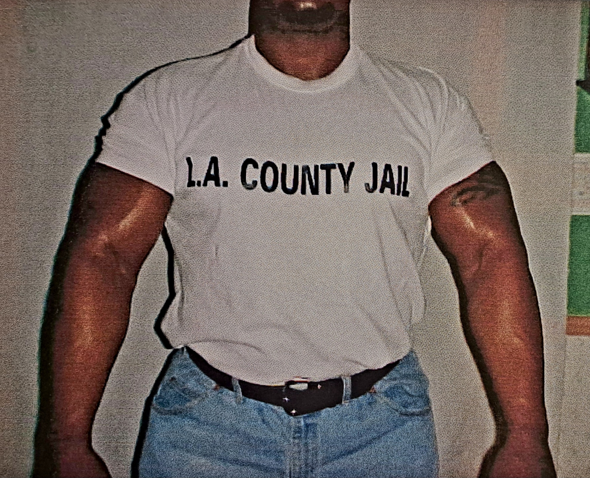 LA COUNTY JAIL T- SHIRT ( BLACK + WHITE) -- 🛍️ Our Store Is Coming Soon!
