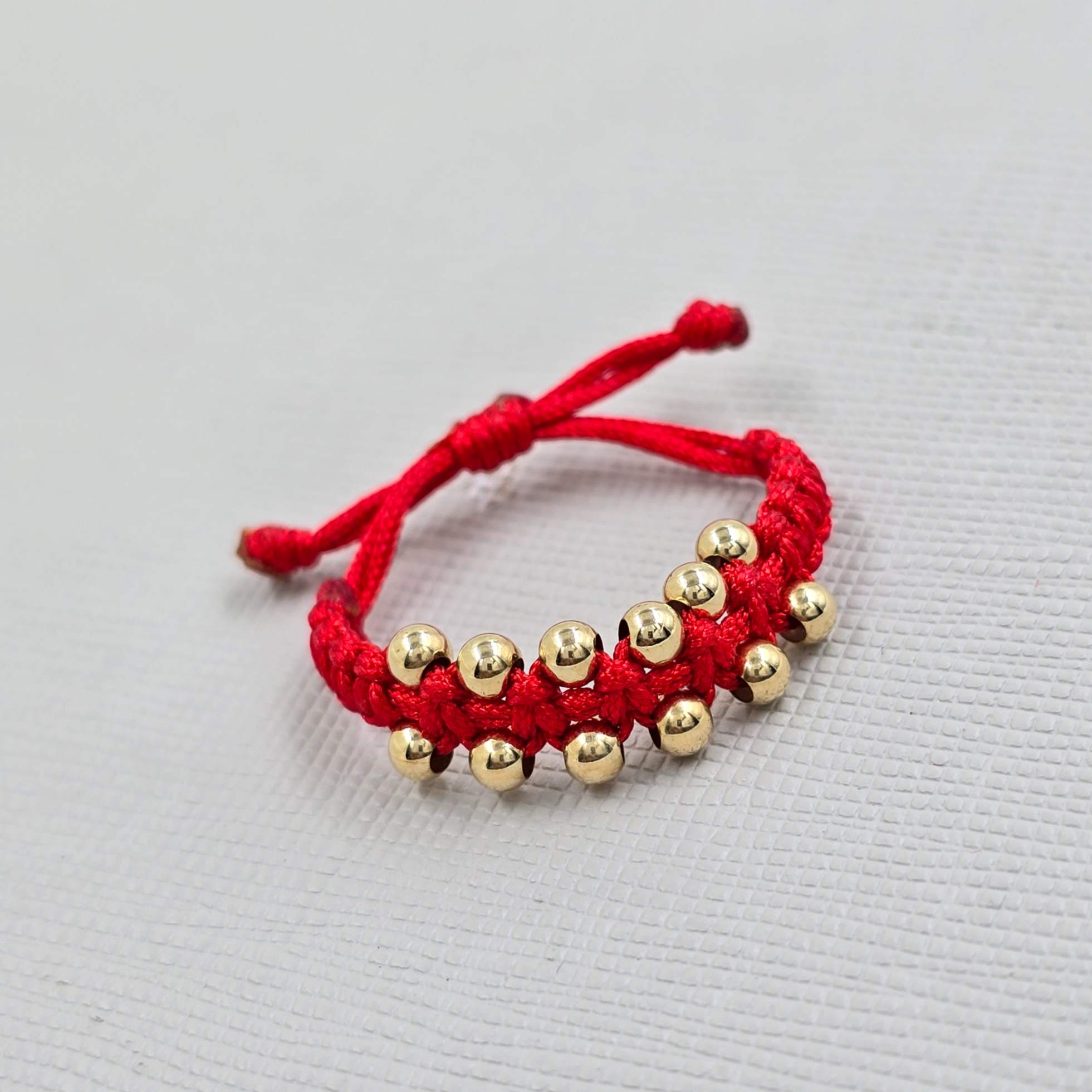 Anillo Tejido Oro Laminado 18K