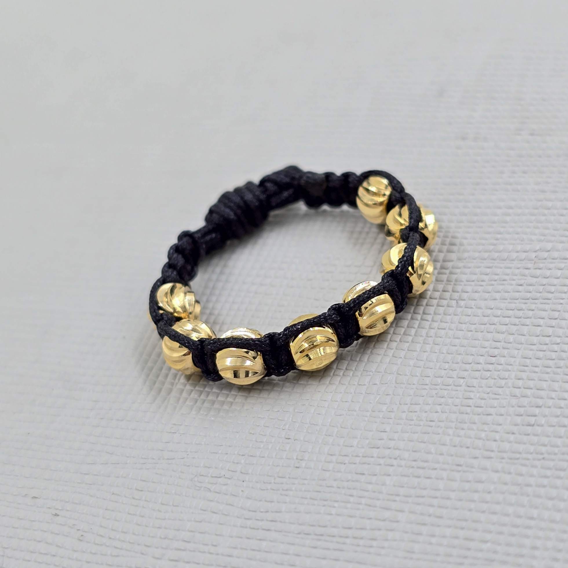 Anillo Tejido Oro Laminado 18K