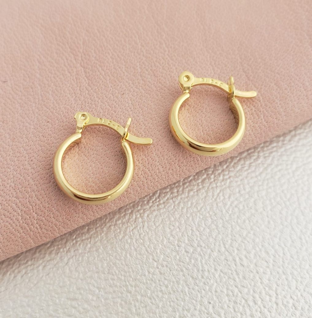 Aros Candonga Oro Laminado 18K