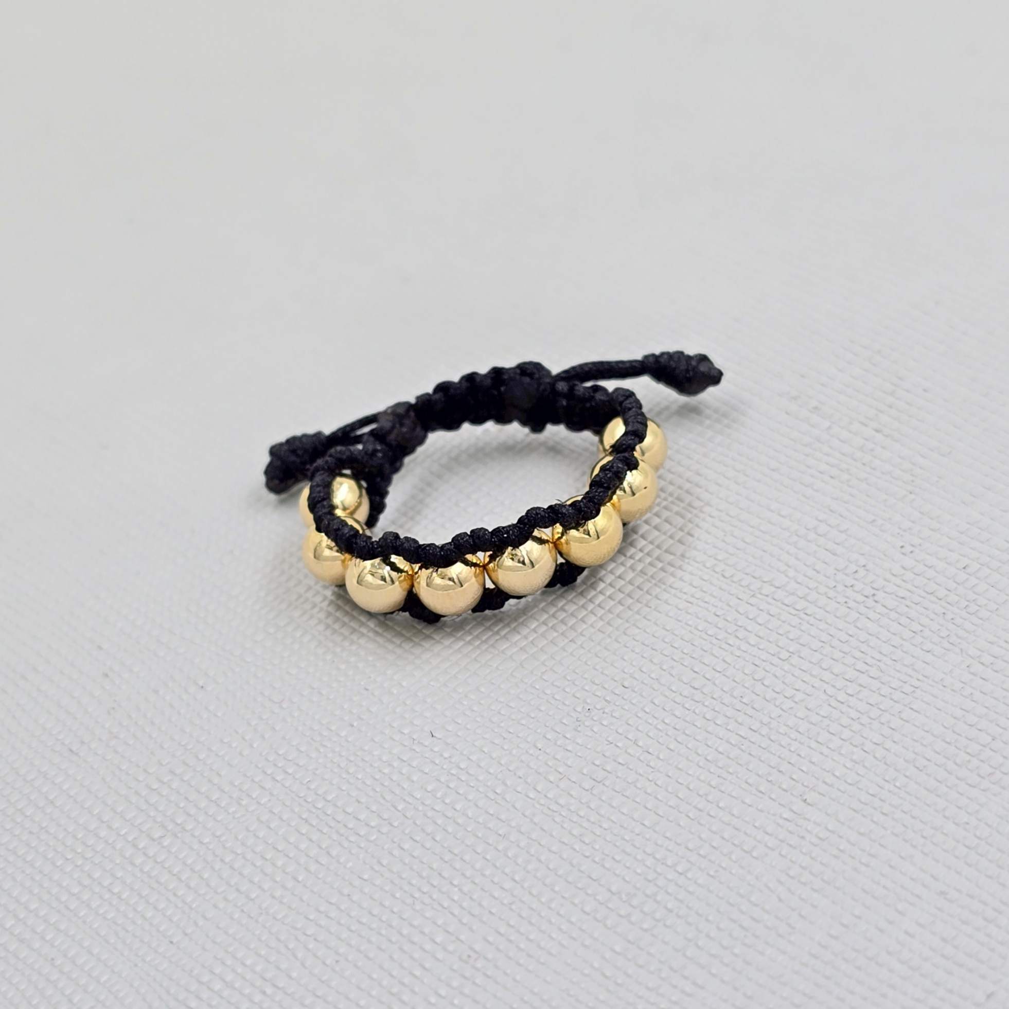 Anillo Tejido Oro Laminado 18K