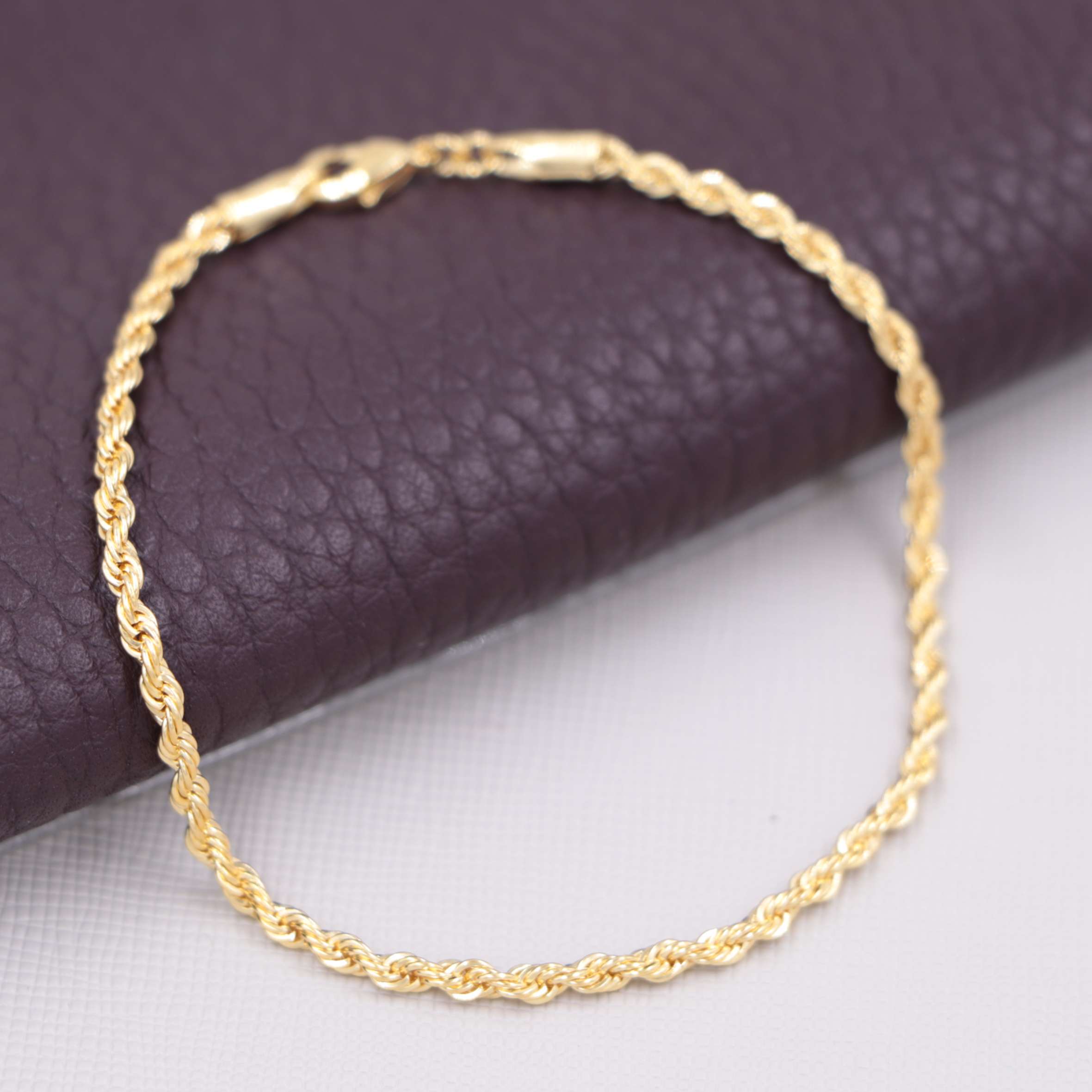 Pulsera Tejido Tourbillon Oro Laminado 18K