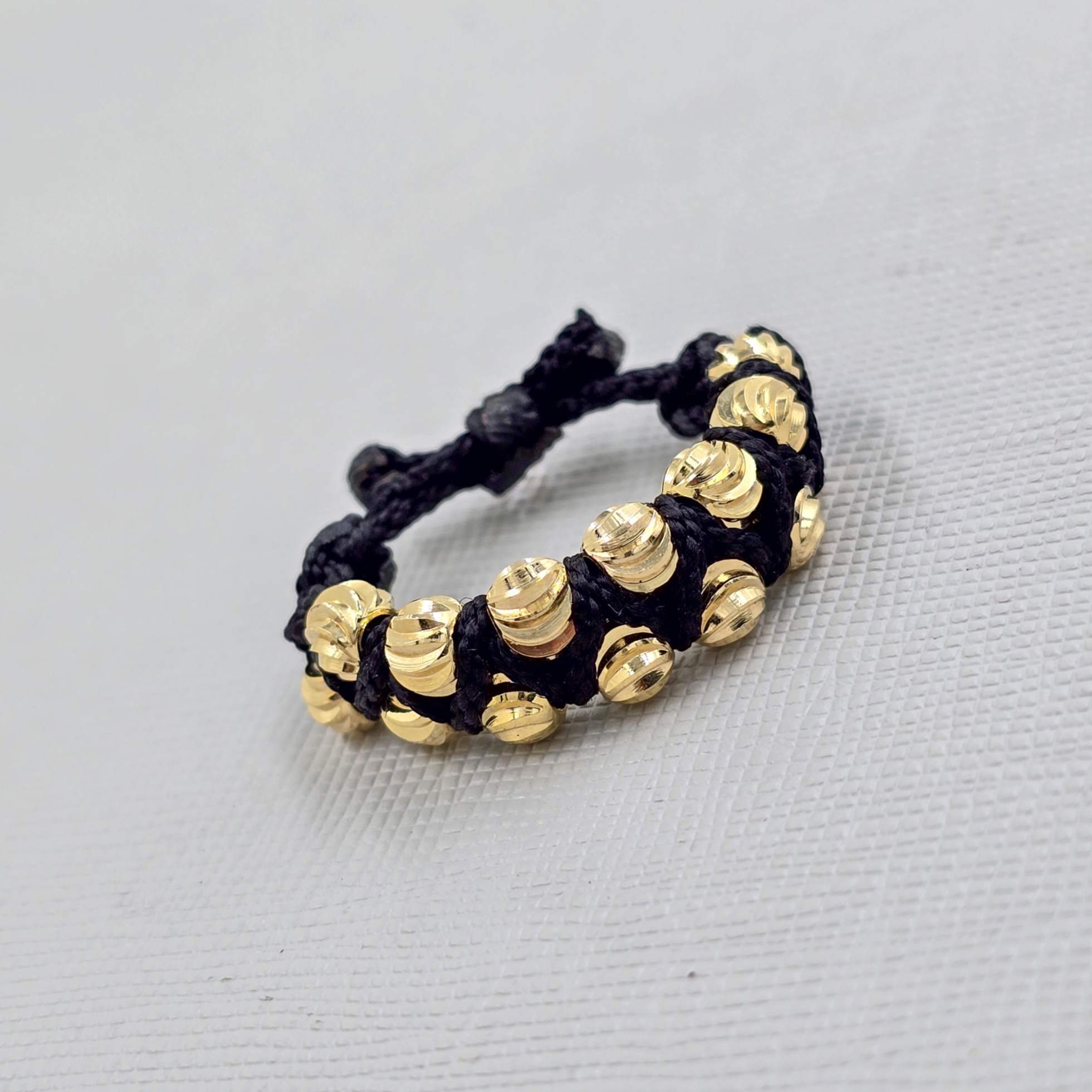 Anillo Tejido Oro Laminado 18K