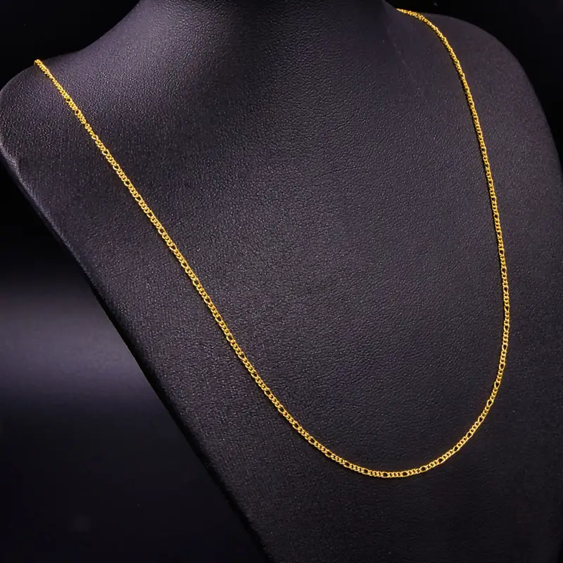 Cadena Tejido 3x1 Oro Laminado 18k