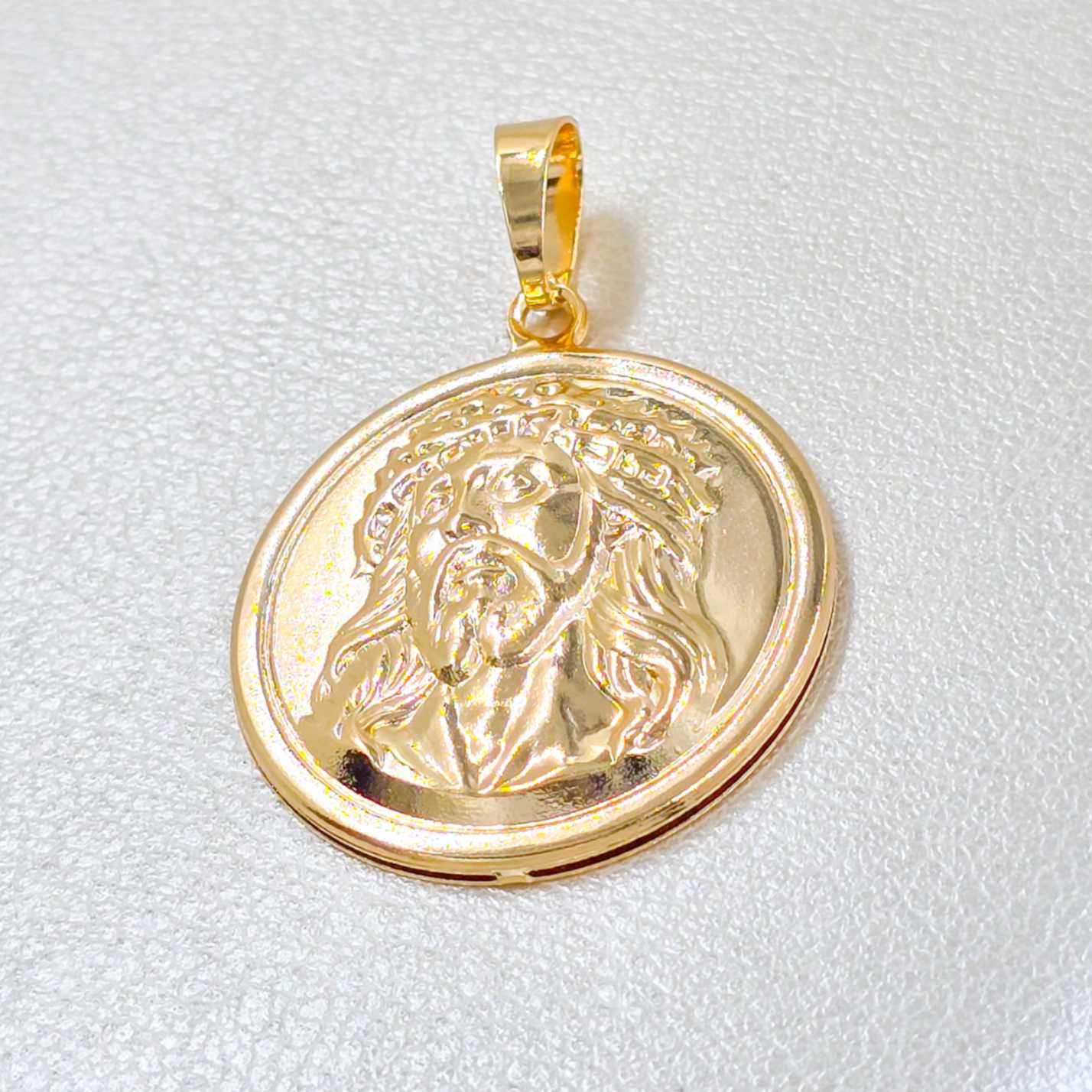 Colgante Cristo Oro Laminado 18k