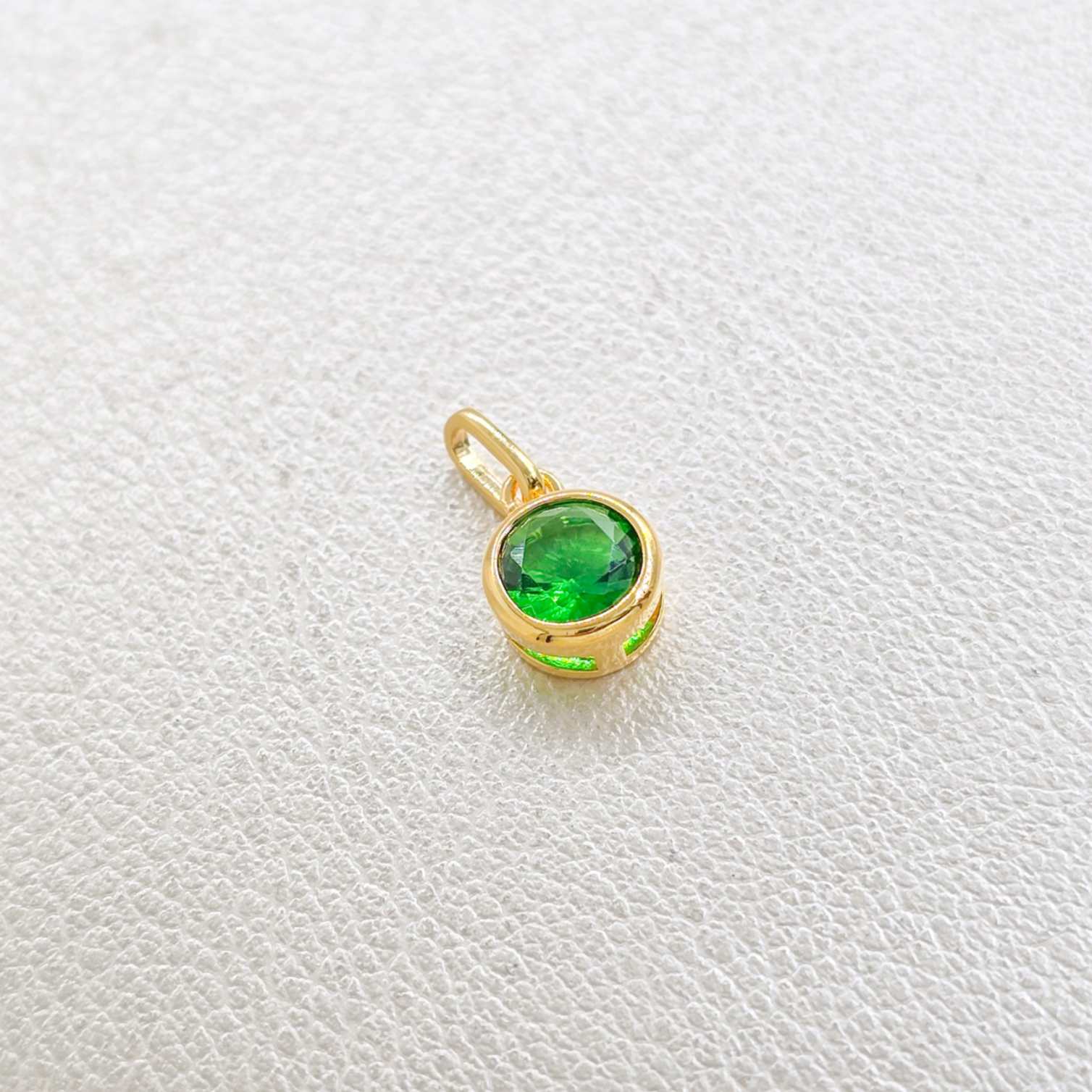 Colgante Punto De Luz Oro Laminado 18k
