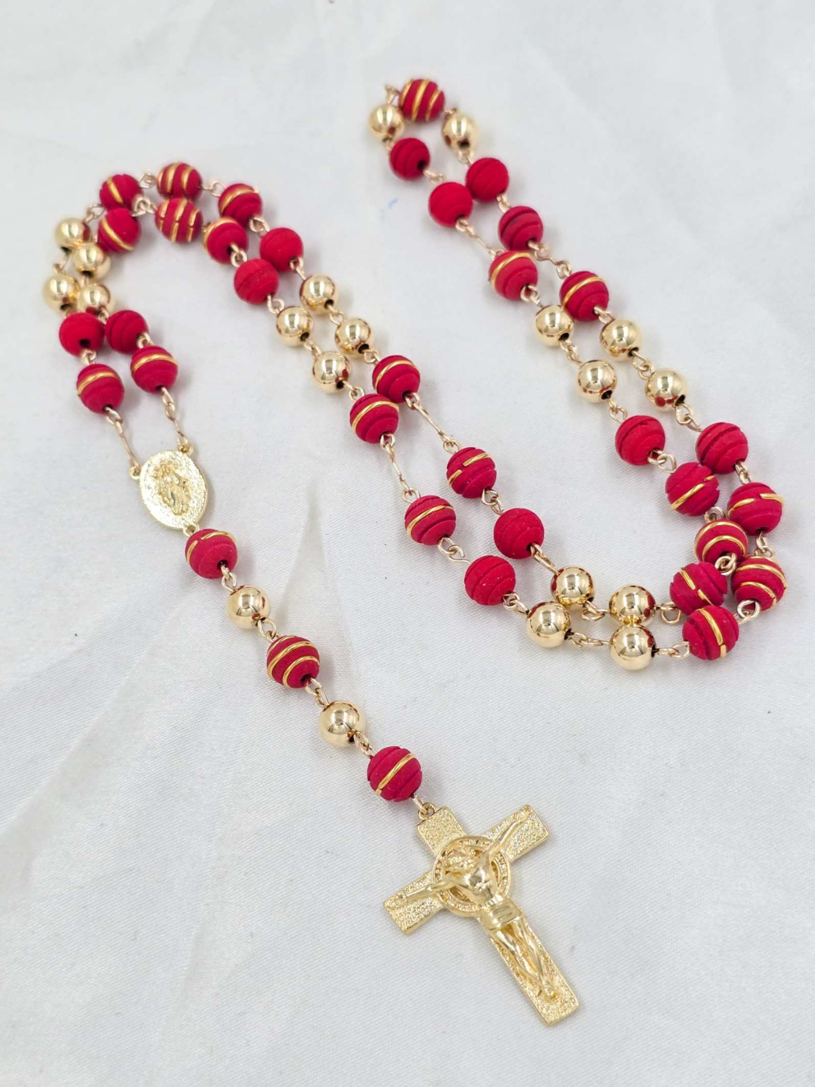 Rosario Oro Laminado 18K