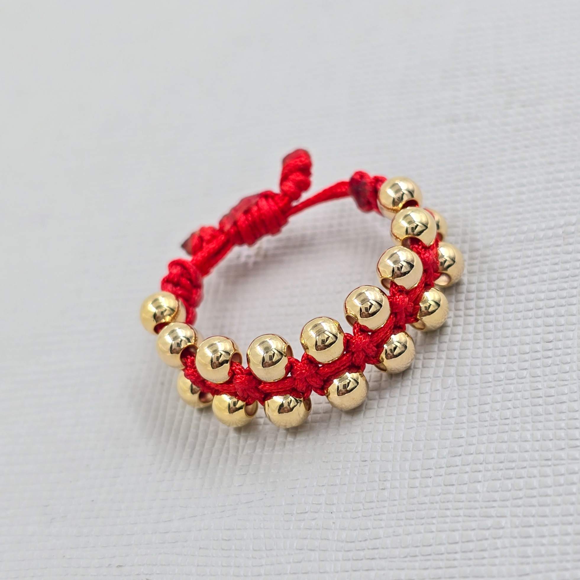 Anillo Tejido Oro Laminado 18K