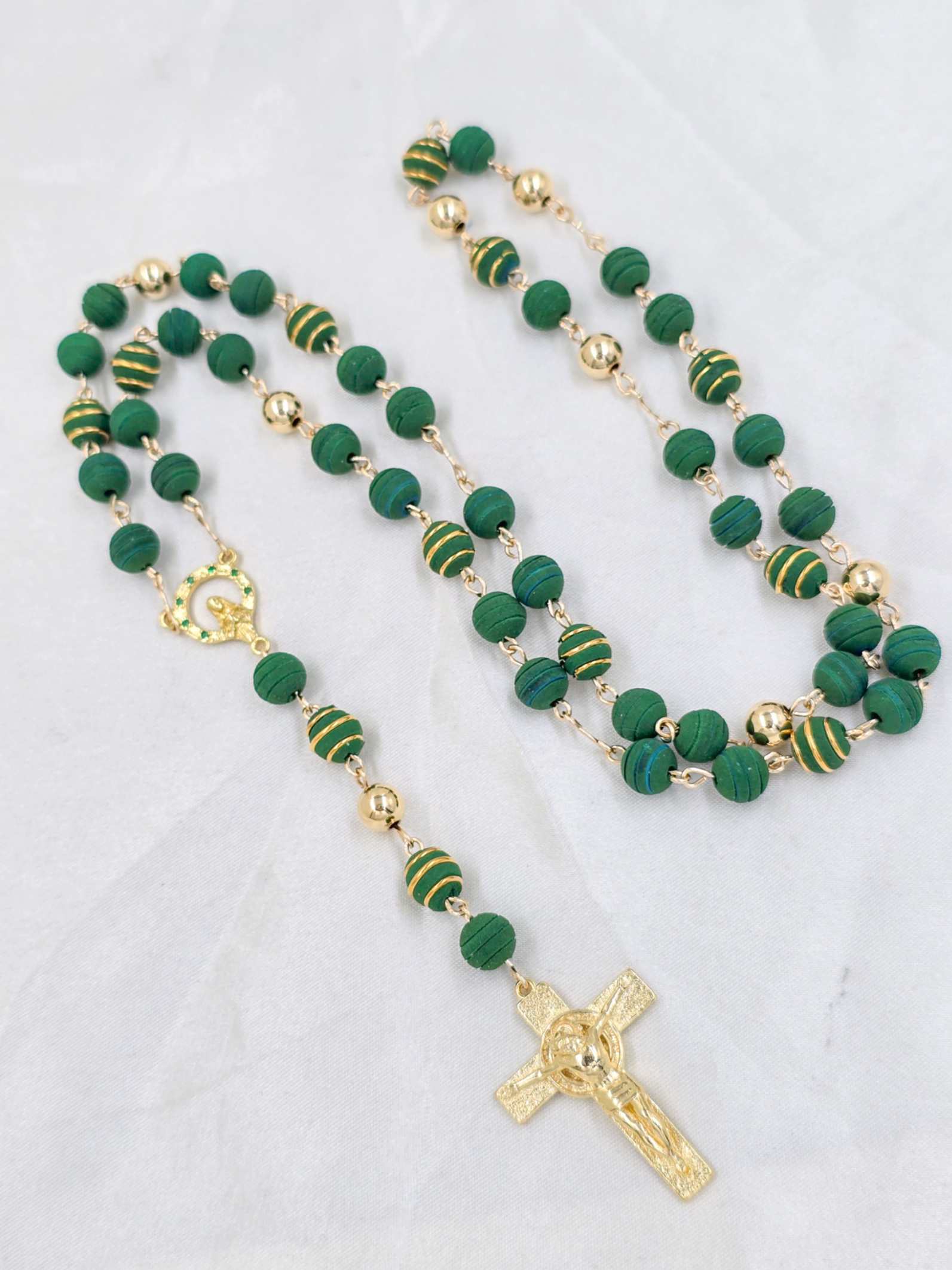 Rosario Oro Laminado 18K