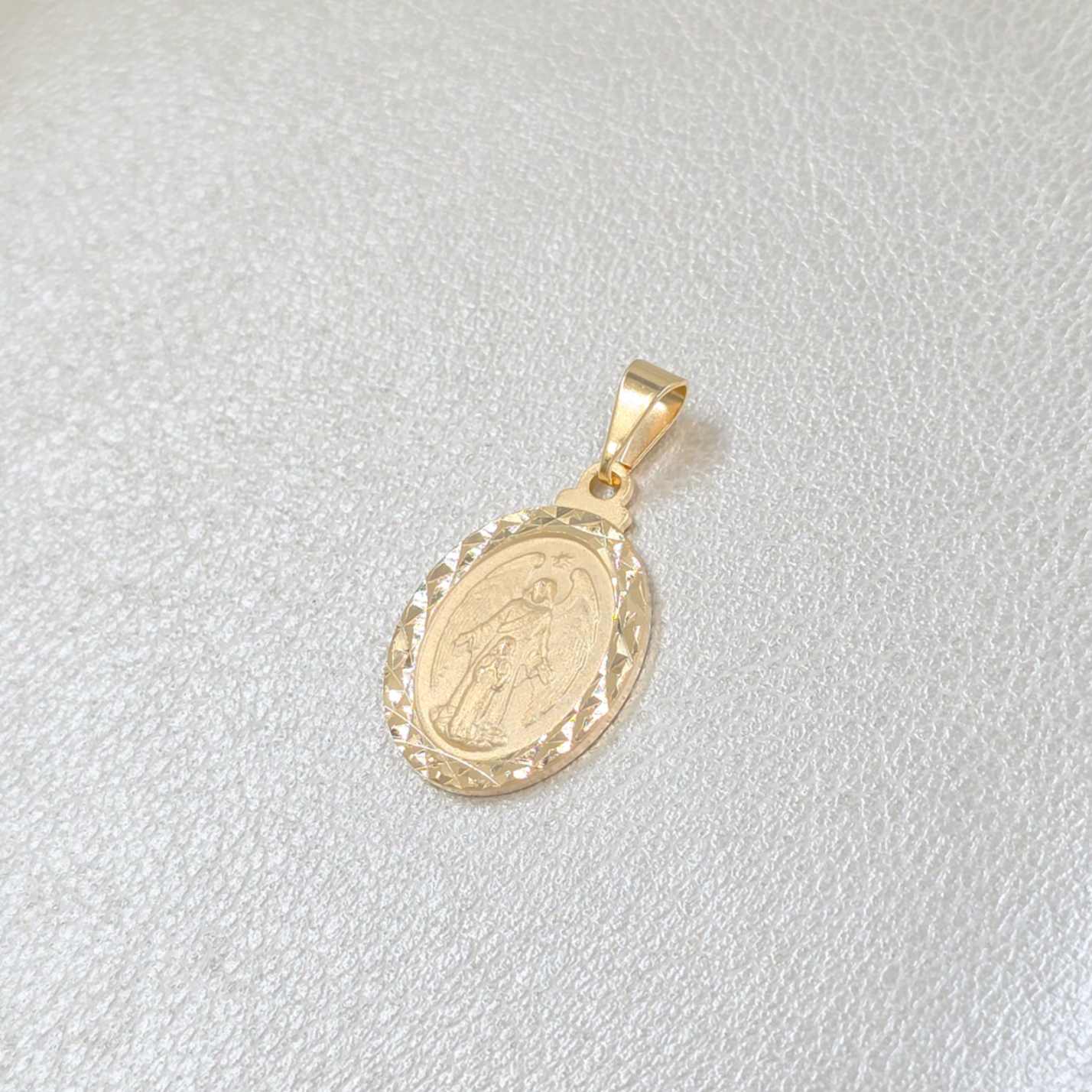 Colgante Ángel De La Guarda Oro Laminado 18k