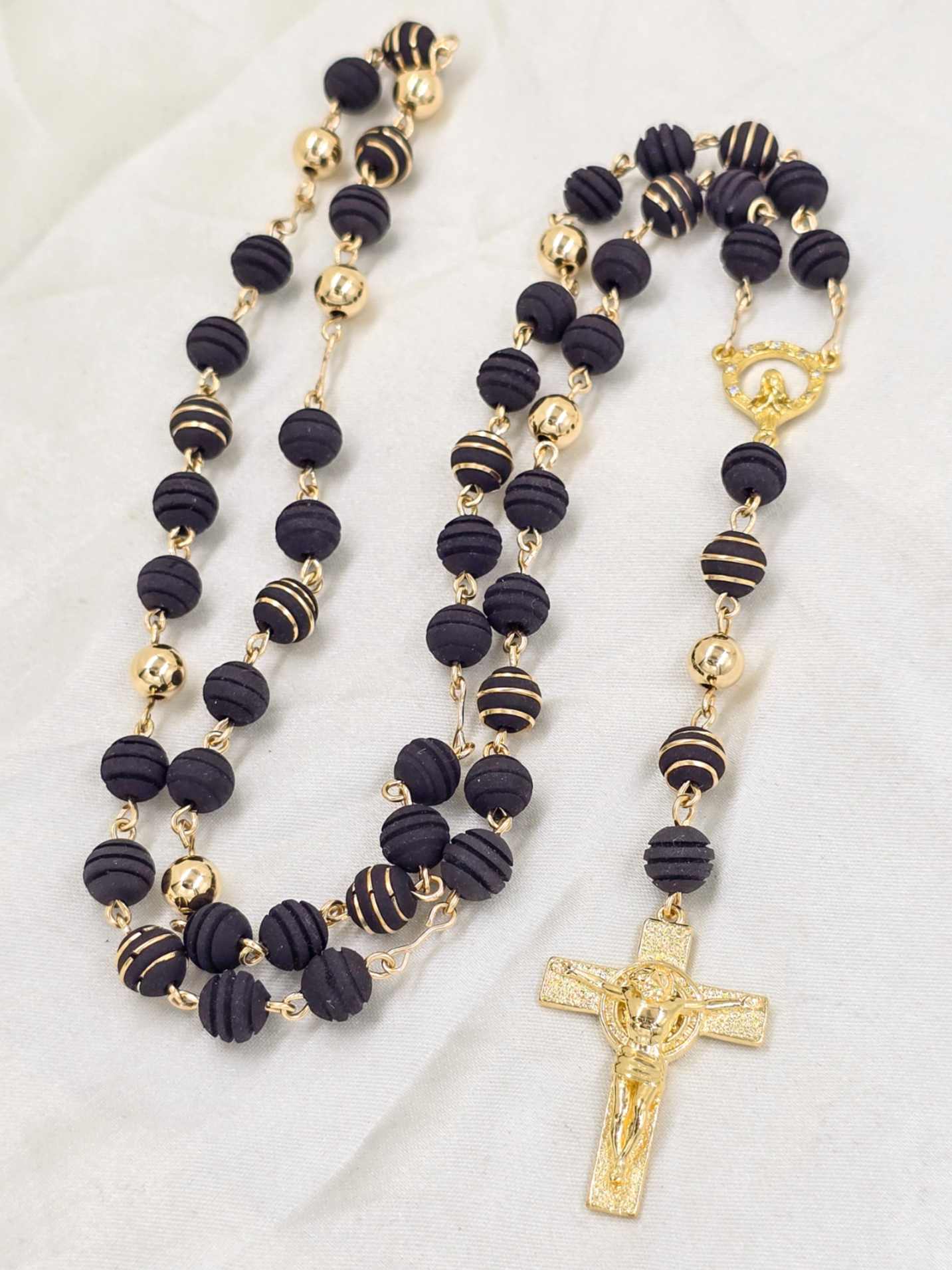 Rosario Oro Laminado 18K