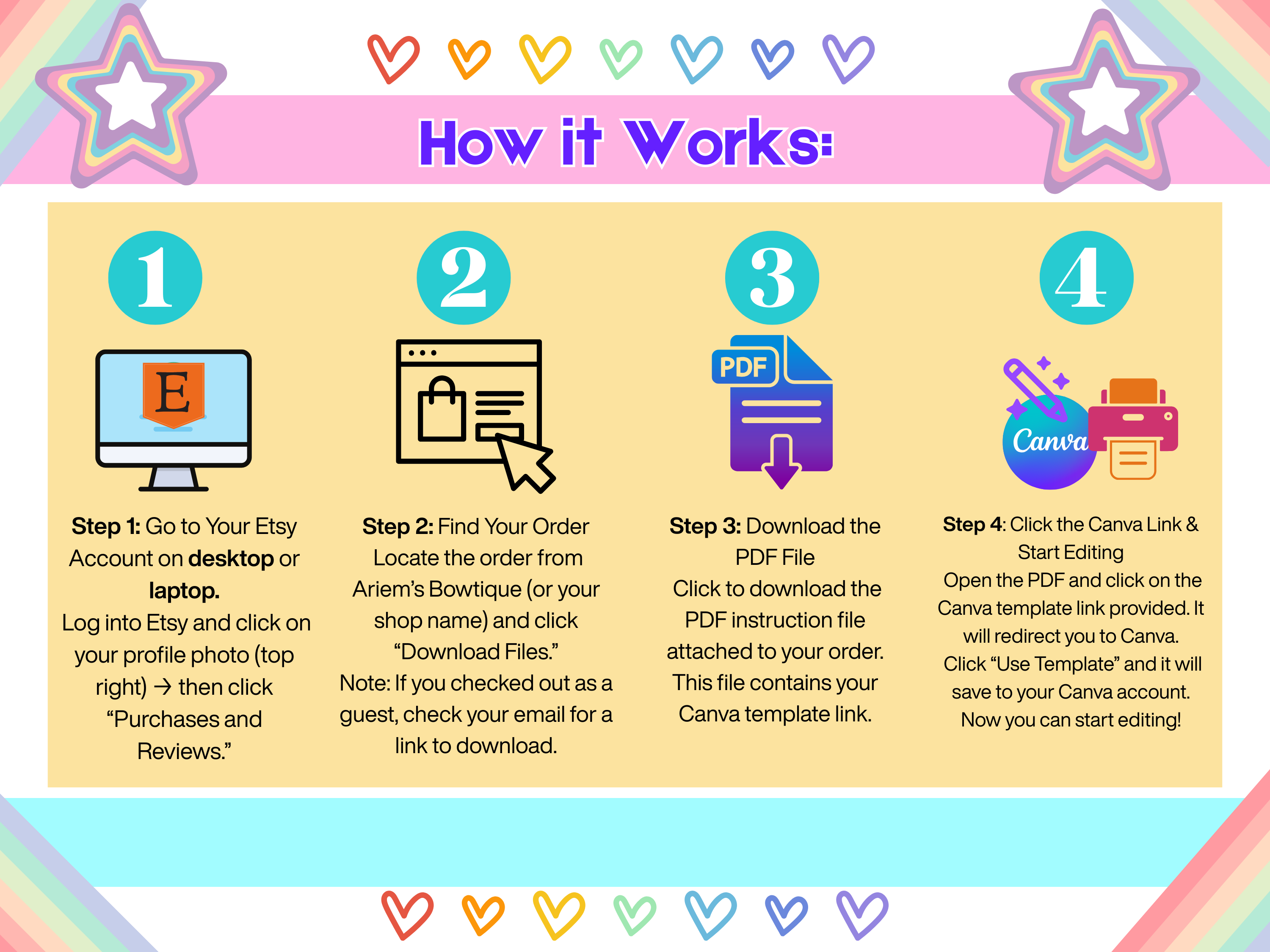 Unicorn Baby Shower Invitation Template Bundle | Editable Canva Twinkle Little Star Invite & Thank You Tag Books for Baby Card | TLBS1