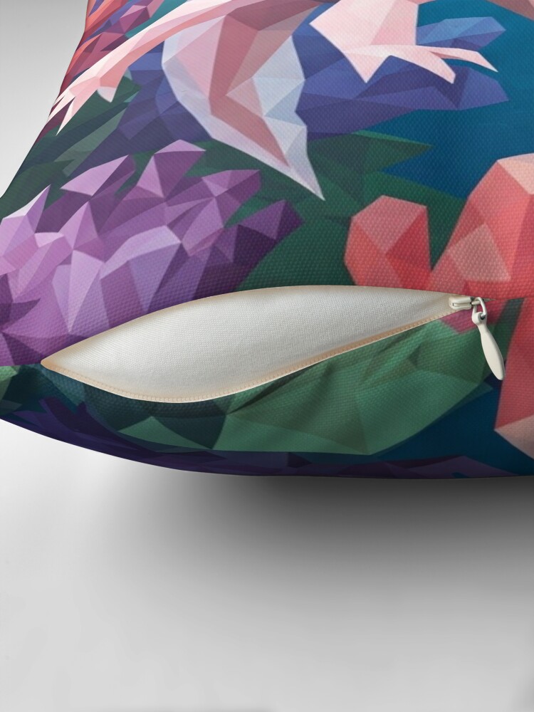 Geometric Axolotl Pillow