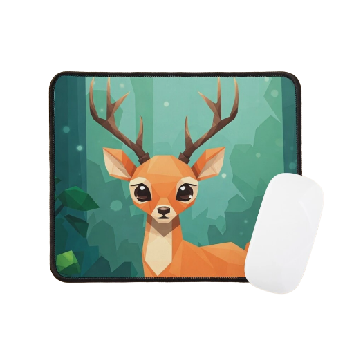 Geometric Deer Mouse Pad