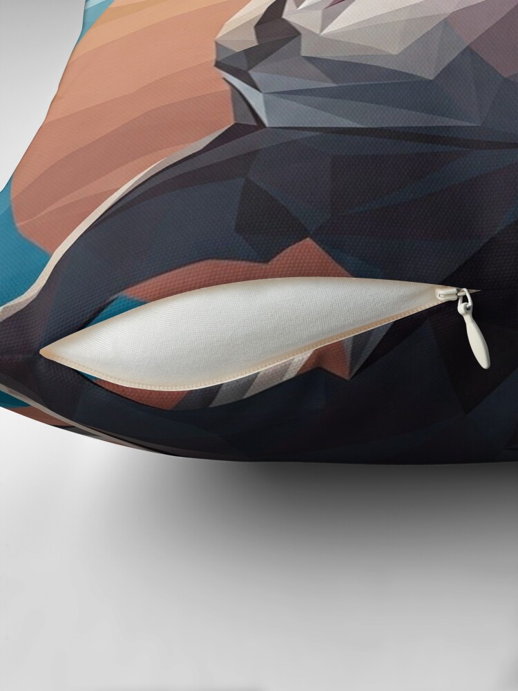 Geometric Shark Pillow