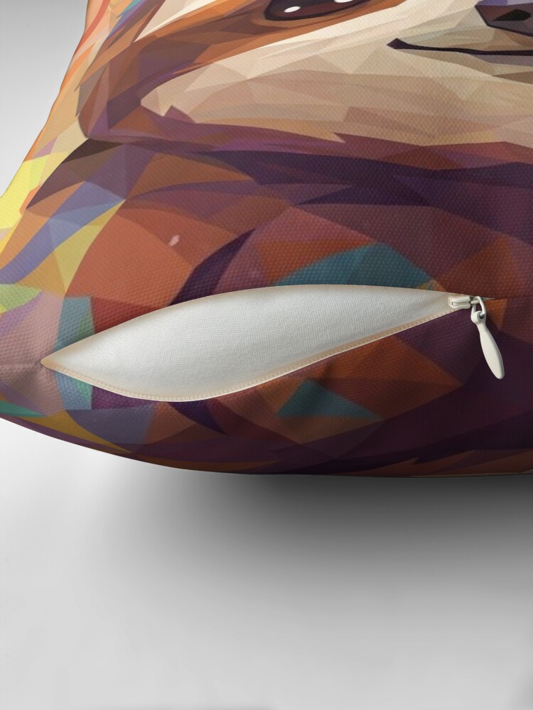 Geometric Sloth Pillow