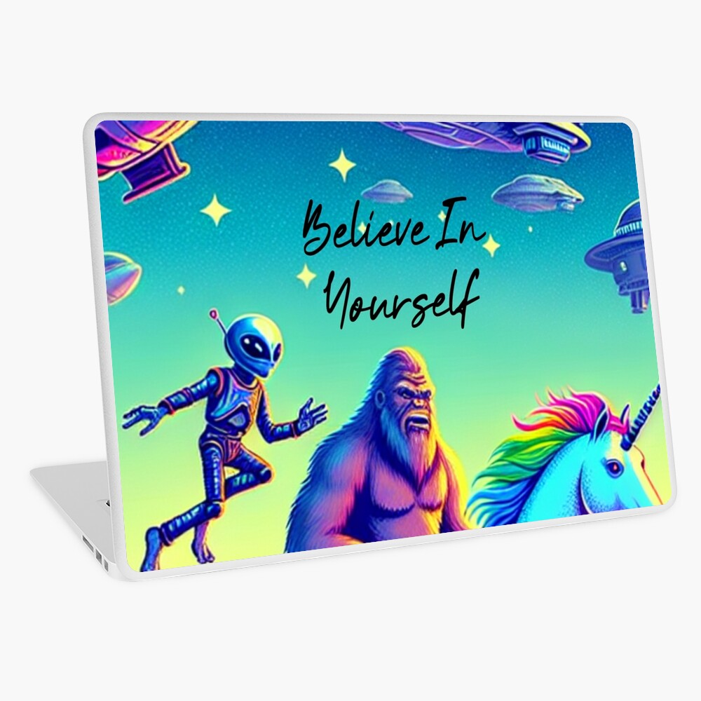 Believe In Yourself Laptop Skin