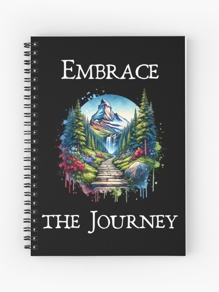 Embrace The Journey Notebook and Hardcover Journal