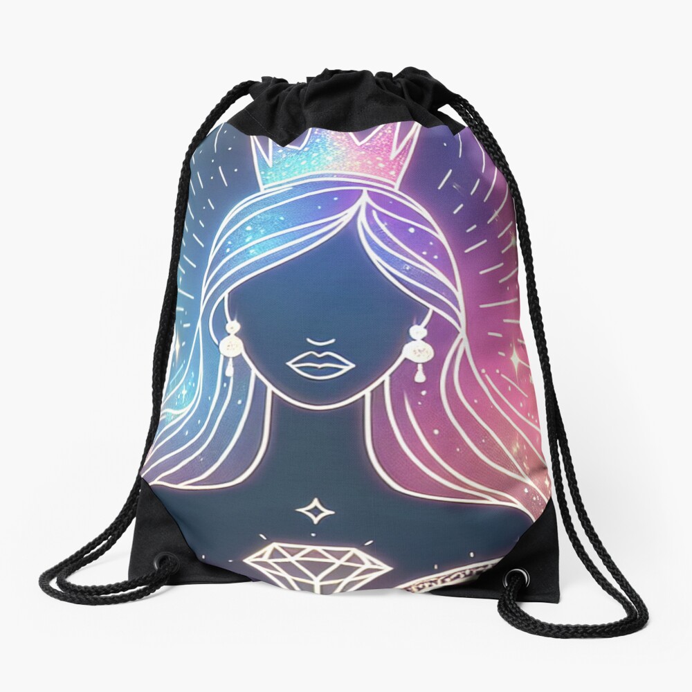 Let Your Light Shine Drawstring Bag