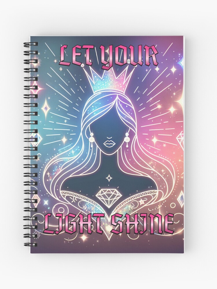 Let Your Light Shine Spiral Notebook / Hardcover Journal