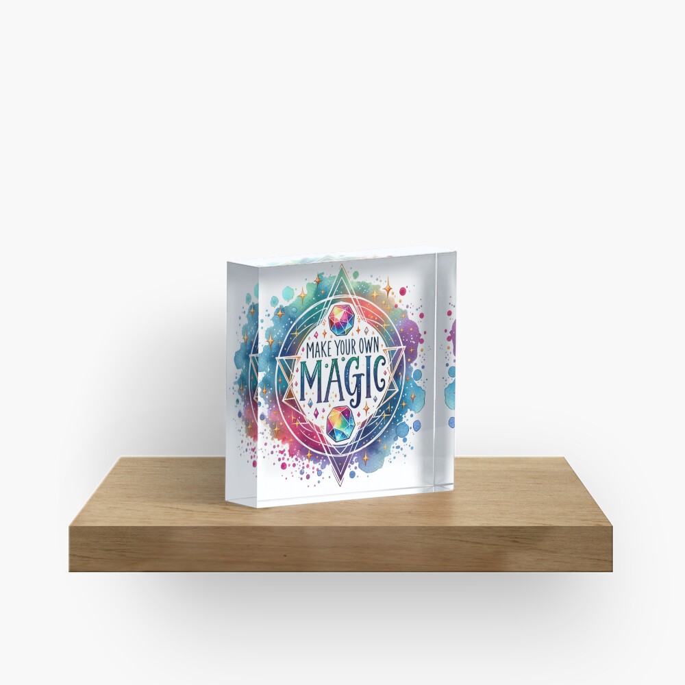 Make Your Own Magic Acrylic Block