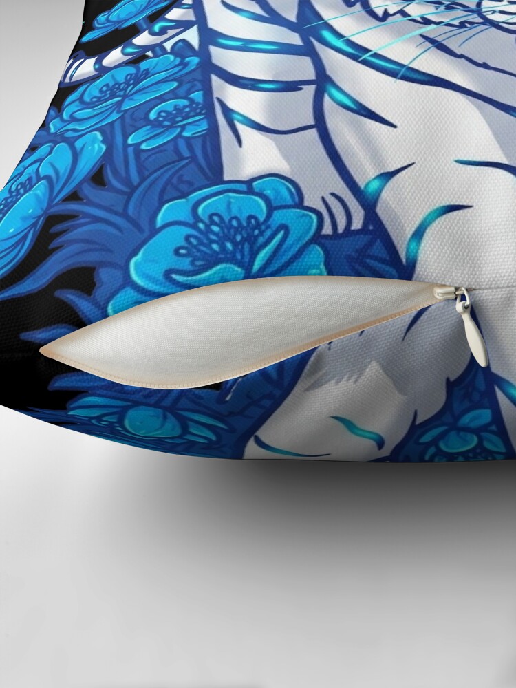 White Tiger Throw Pillow