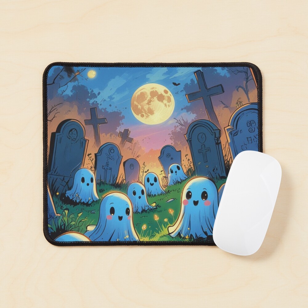 Boo-tiful Graveyard Buddies Mouse Pad